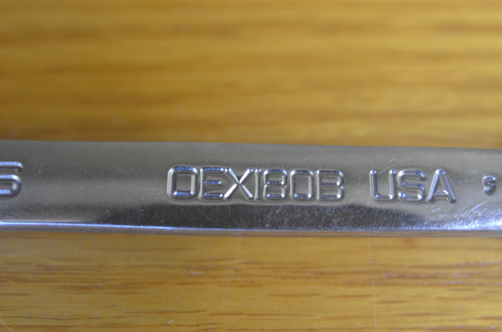 Snap On Combination 12 Point Chrome Wrench 9/16 OEX180B (1-C)