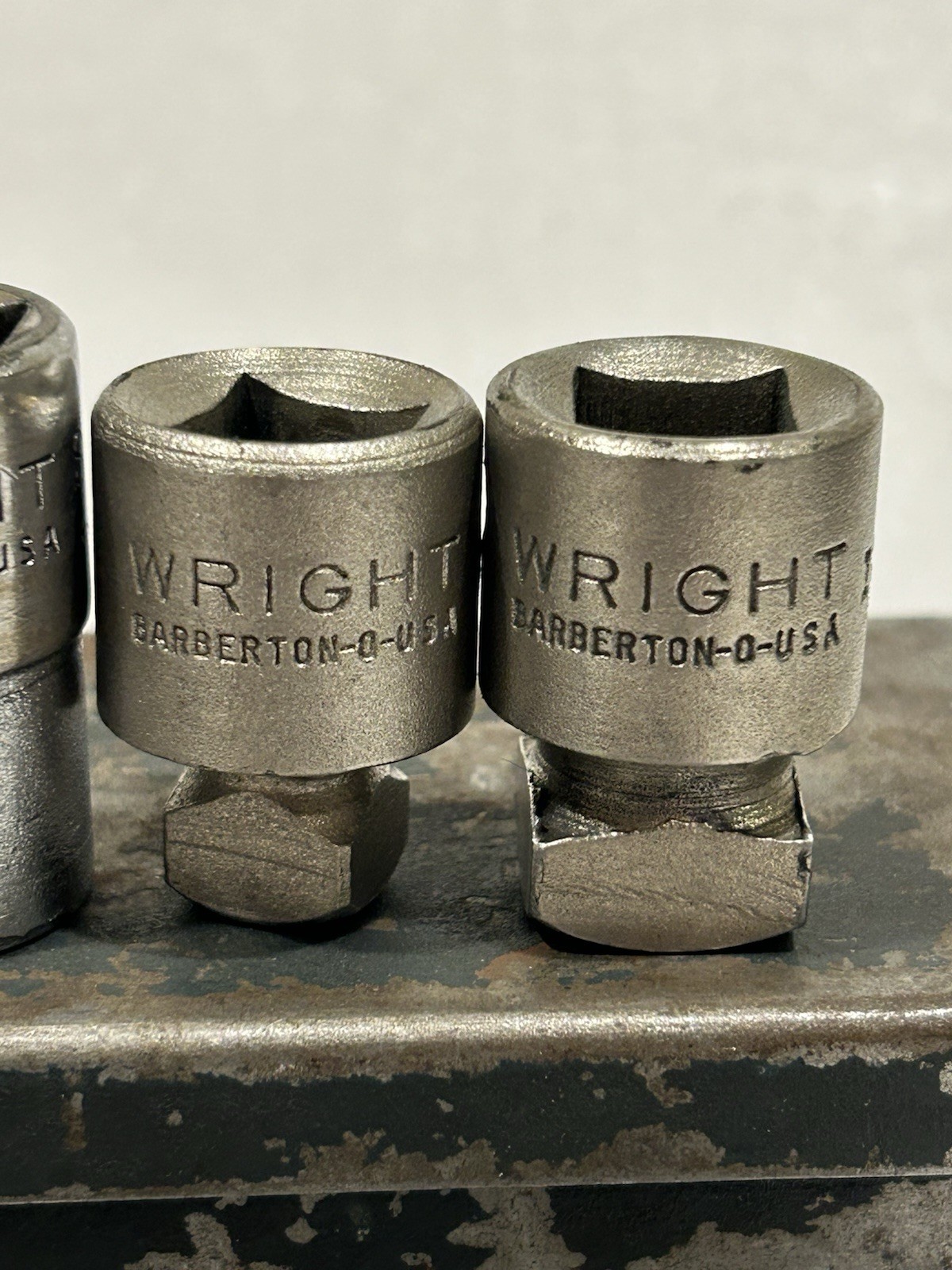 Vintage Wright Tools 14pc 1/2” Drive SAE Socket Set