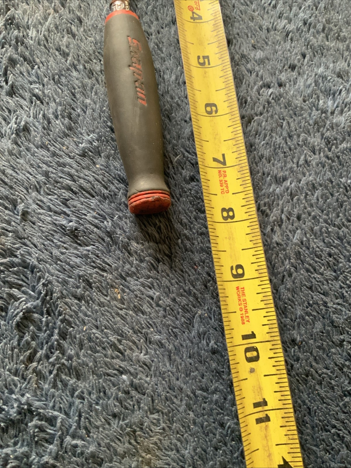 Snap On Thl72, 1/4” Drive Soft Grip Ratchet…..red…….works Fine….