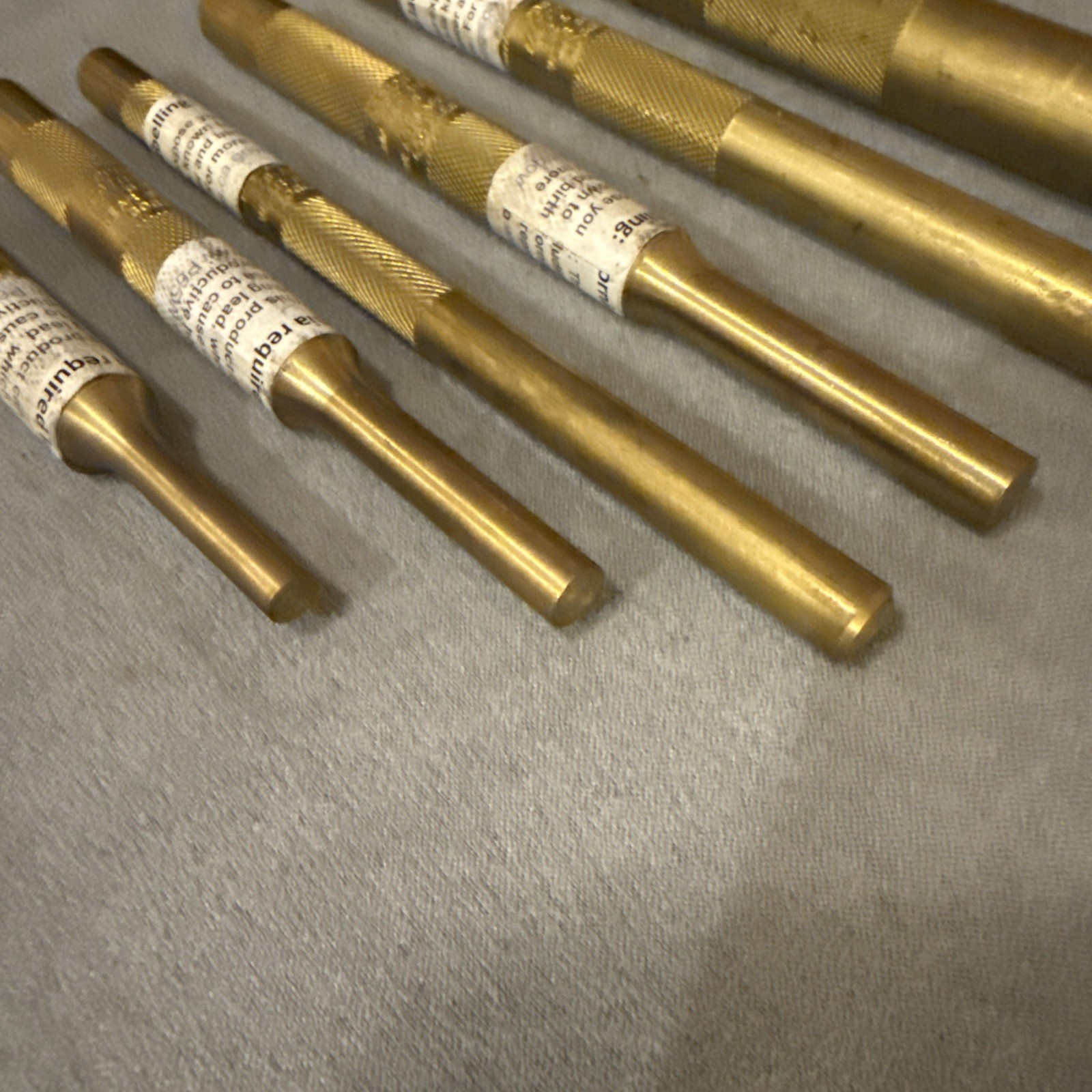 Matco Tools 6 Piece Brass Drift Punch Set