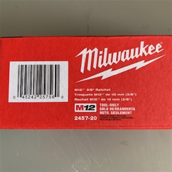 Milwaukee M12 38″ Rachet ( Battery Operated, NOT INCLUDED)
