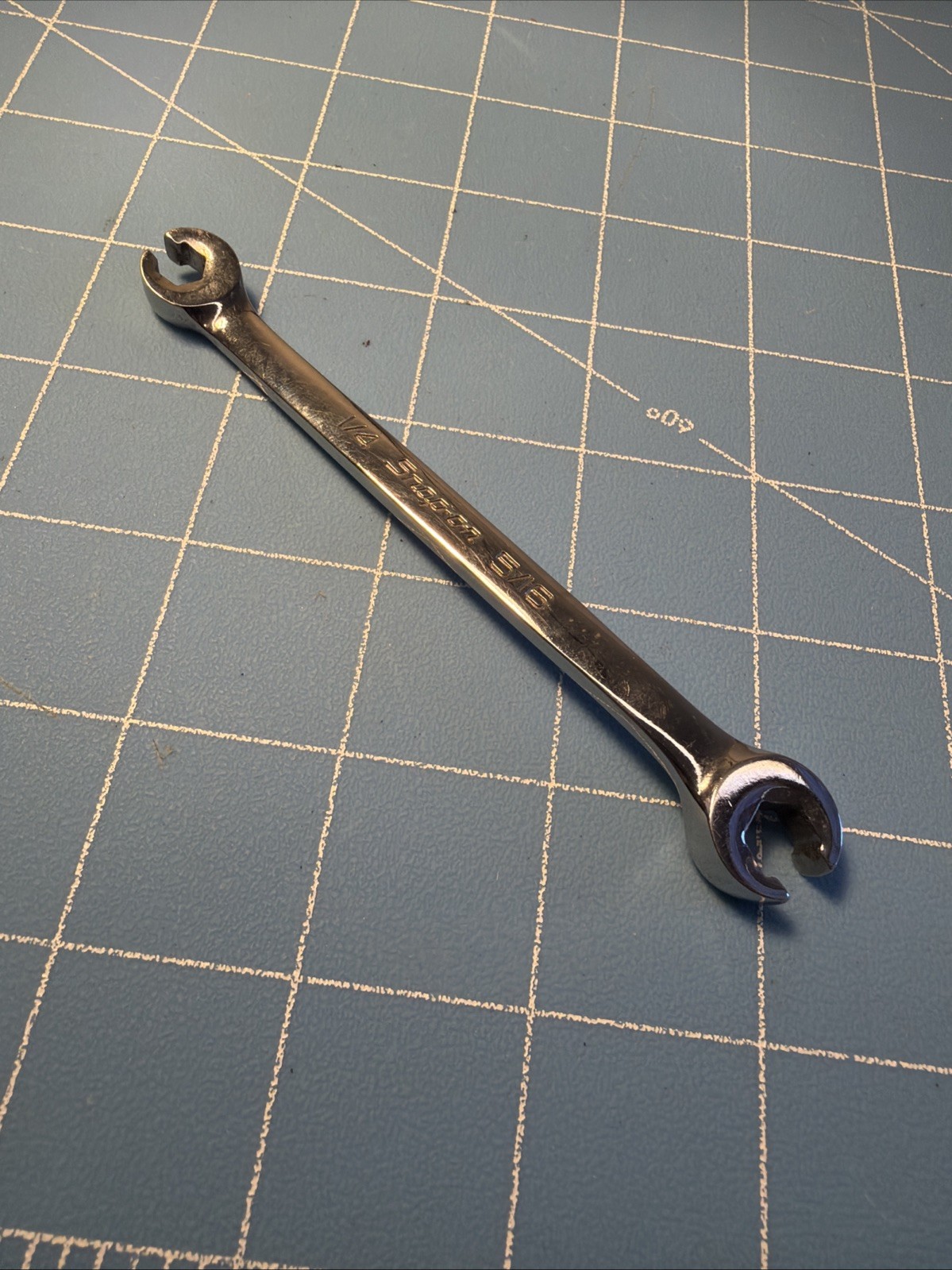 Snap-on Tools 1/4″ X 5/16″ SAE Flare Nut 6 Point Line Wrench RXFS810B. USA EXC