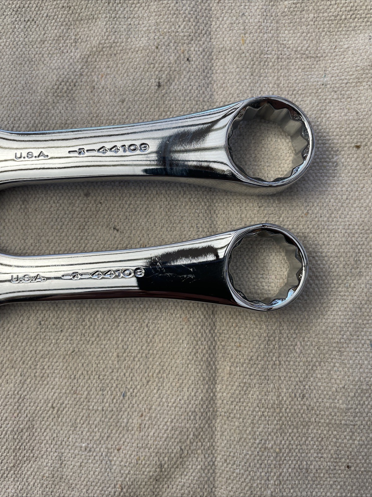 Craftsman 11/16″- 3/4” Stubby Combination Wrench 12 Point USA 44108-44109 #b-6