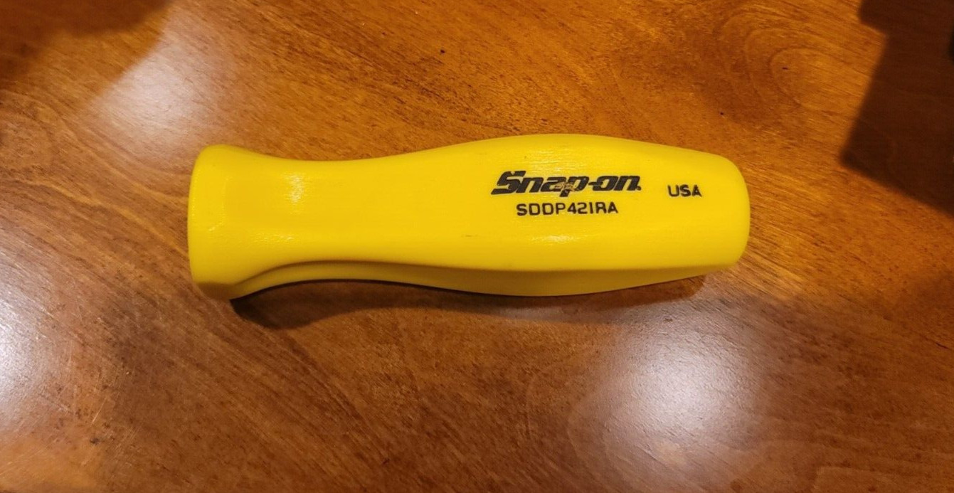 SNAP-ON ™ TOOLS 4.5″ CLASSIC YELLOW REPLACEMENT HARD PLASTIC HANDLE SDDP42IRA