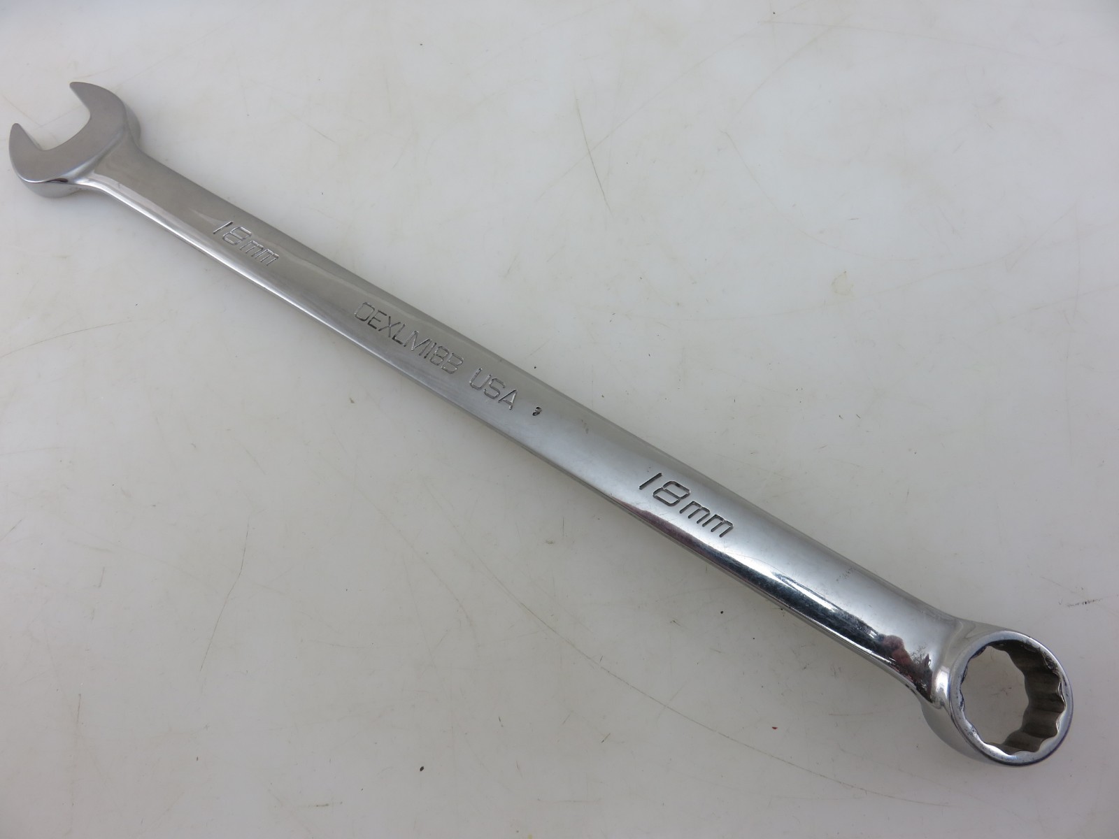 Snap-On OEXLM18B METRIC LONG Combination Wrench 18mm