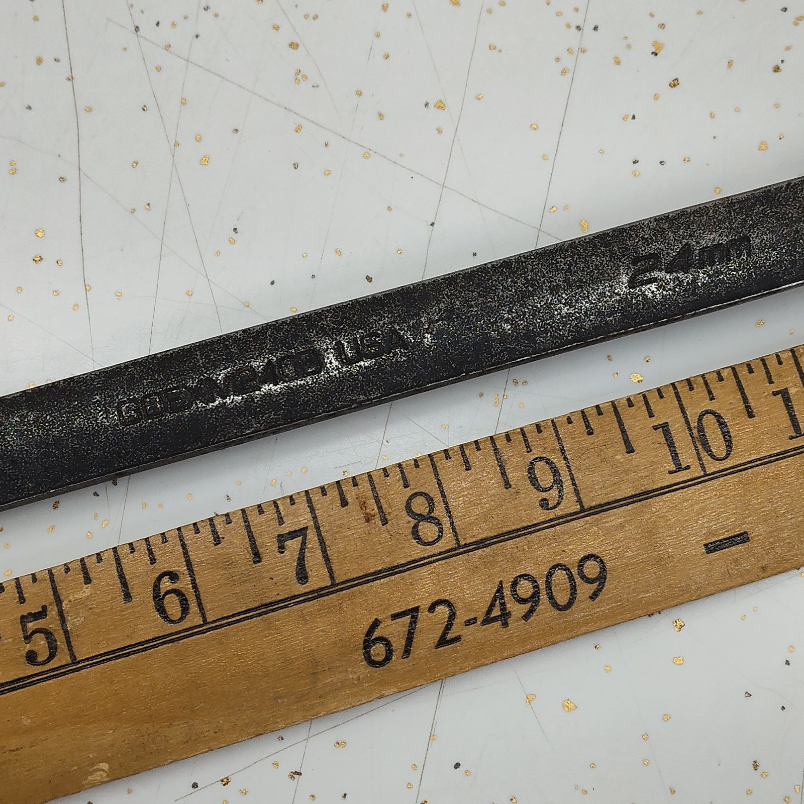 Snap on 24mm Combination Wrench GOEXM240B Industrial Finish