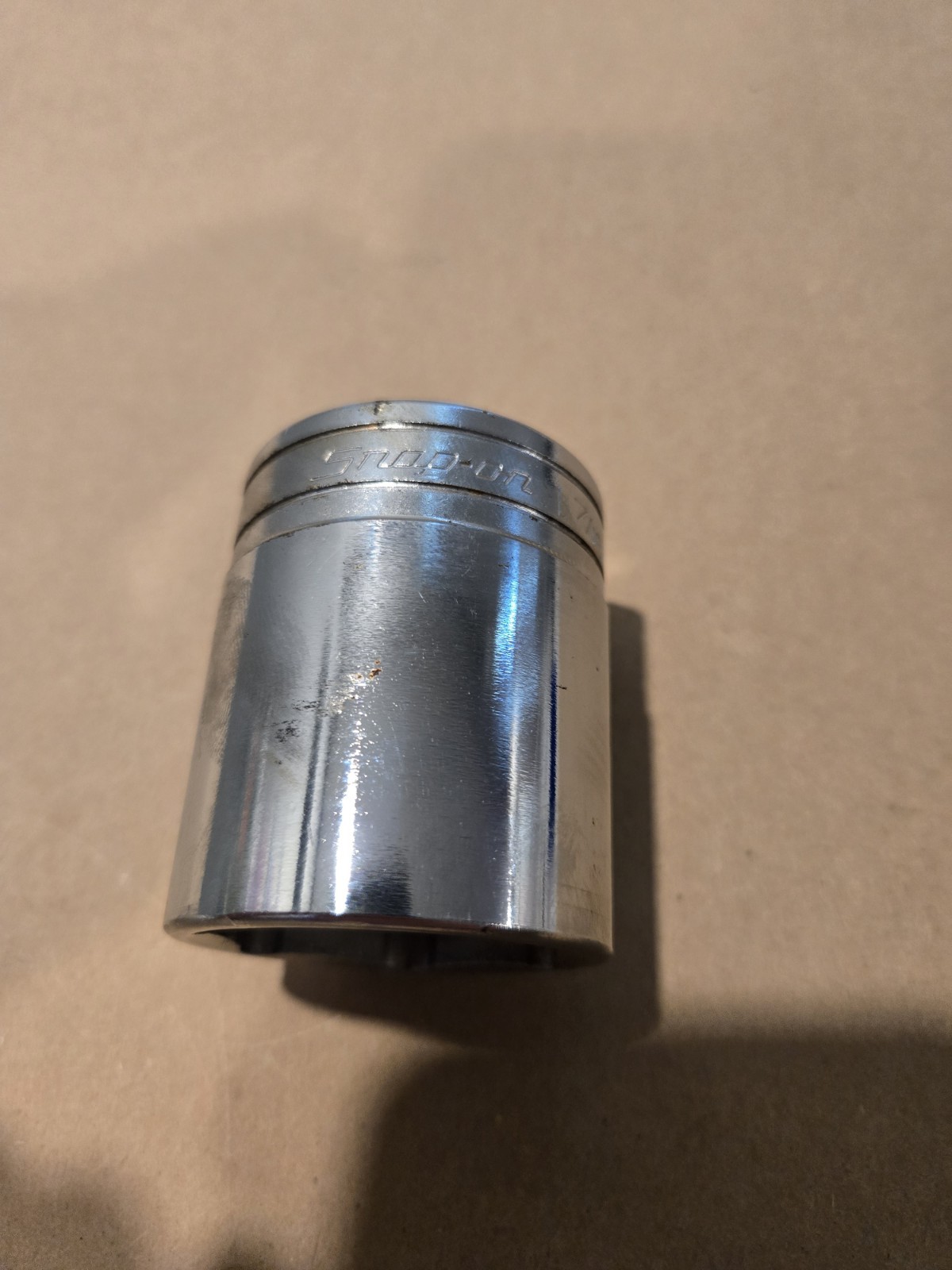 Snap On 1/2″ Drive 1-7/16″ 6PT SAE Shallow Chrome Socket USA TW461