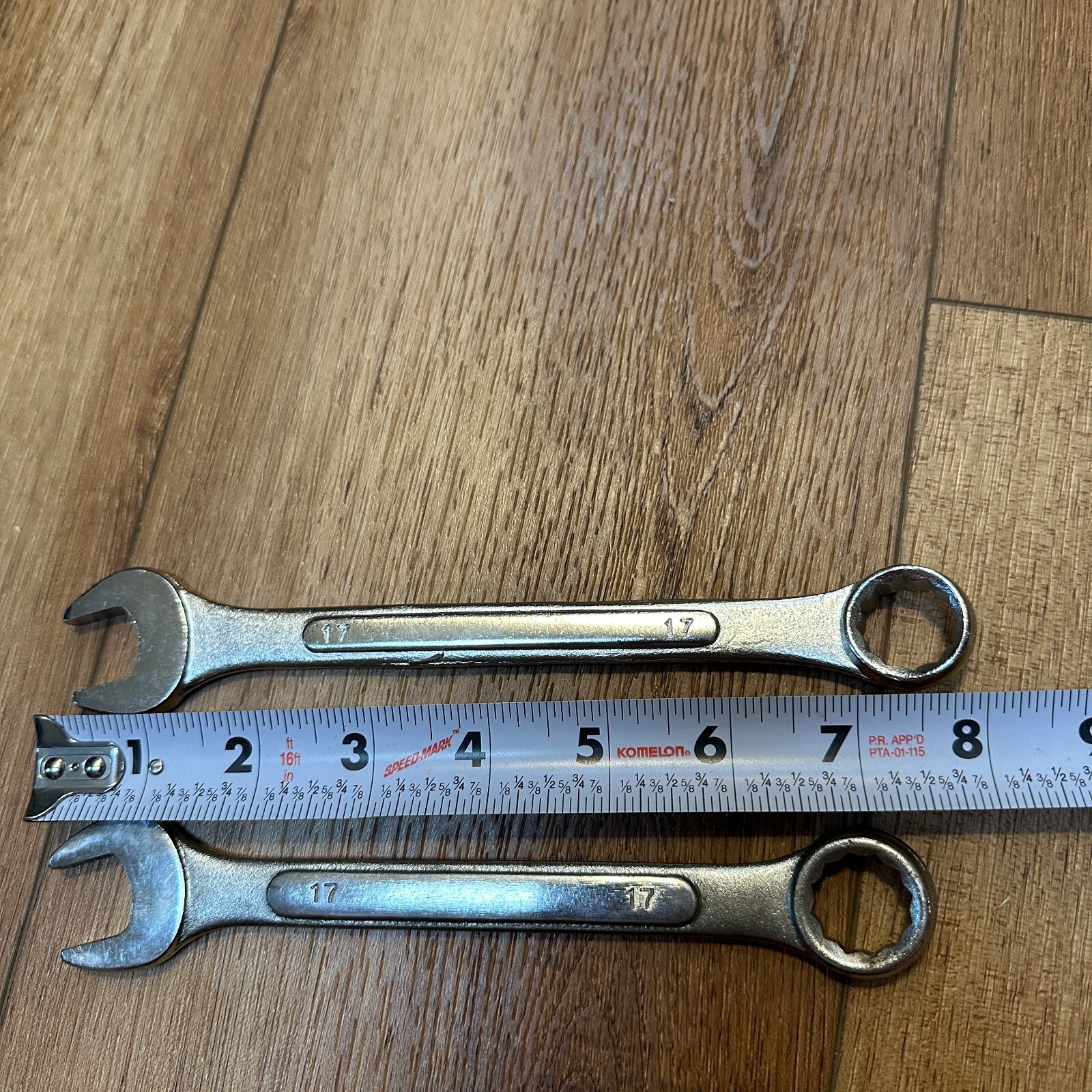 17mm Metric Combination Wrench Chrome Vanadium & Drop Forged Steel Lot of 2