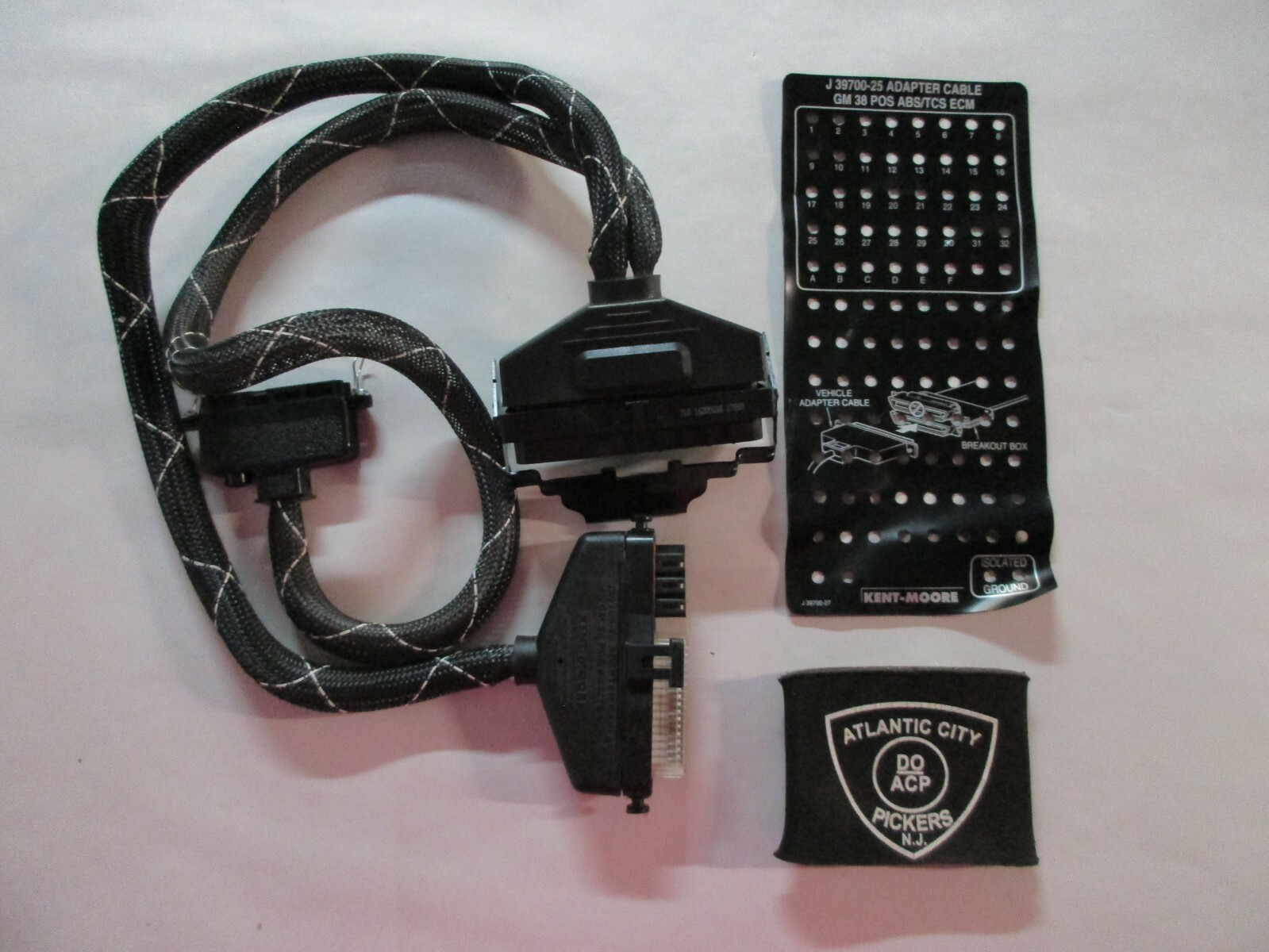 KENT MOORE TOOL J-39700-25 ABS/TCS BREAKOUT BOX ADAPTER WITH OVERLAY
