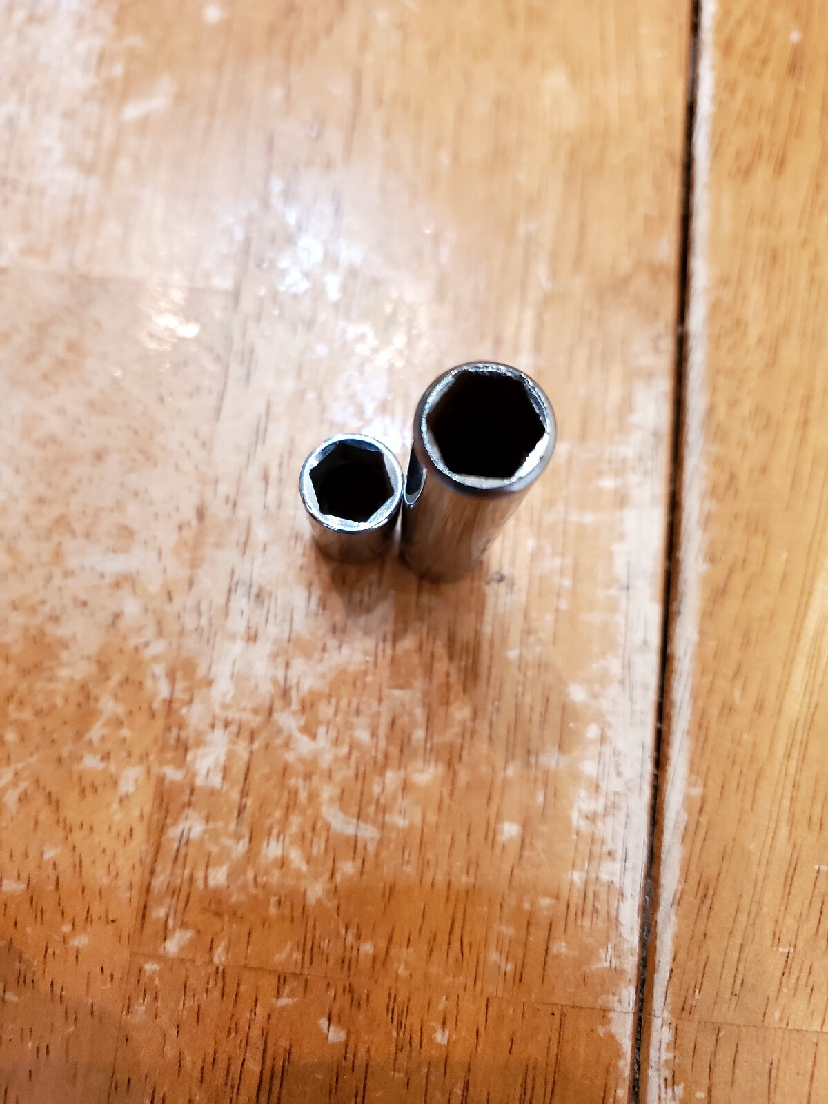 Snap On 1/4 Drive 11/32 6PT Shallow Deep Sockets Lot Of 2