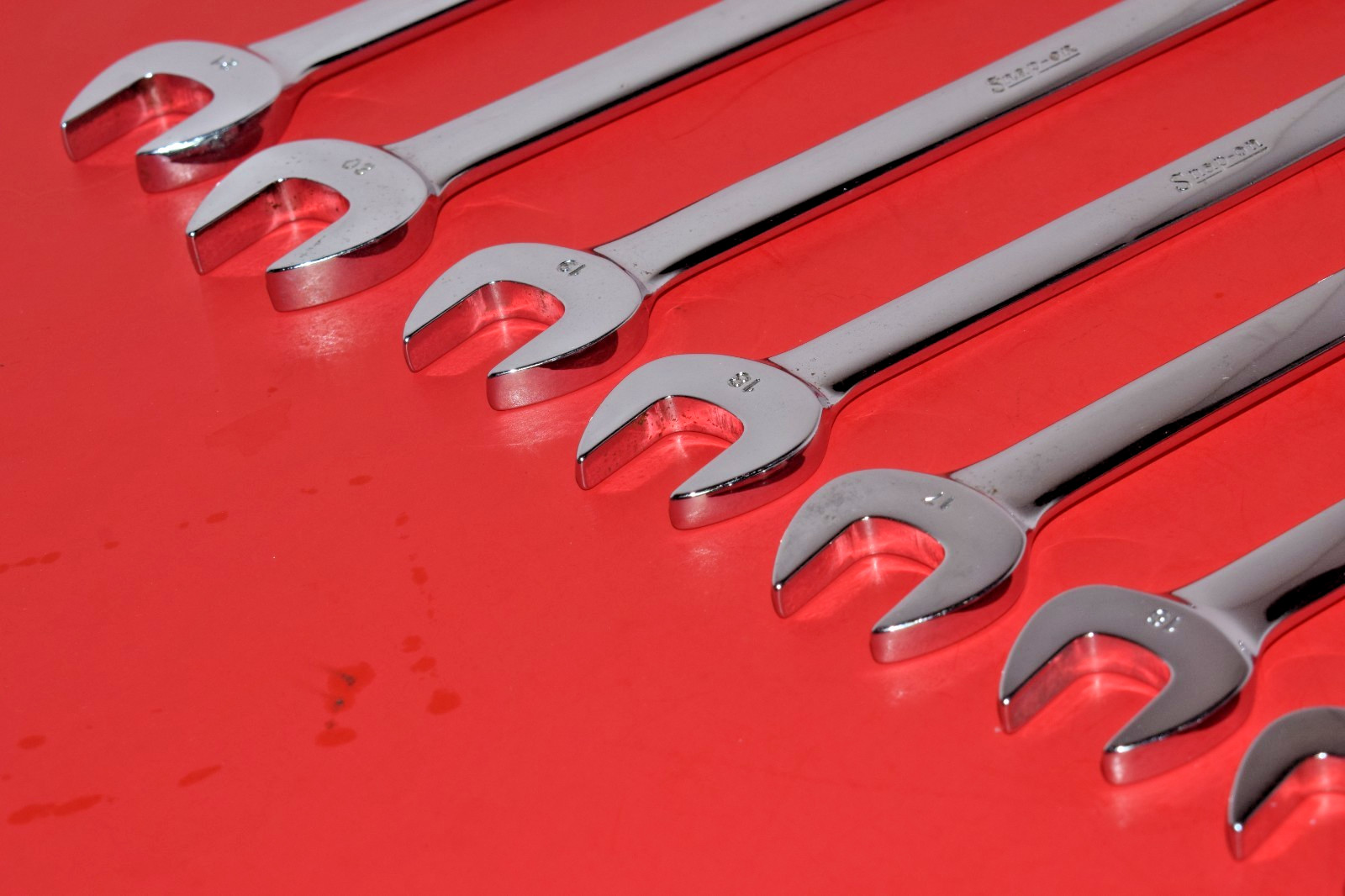 NICE Snap-On 12pc Metric 12 Point Flank Drive Combination Wrench Set 10 – 21mm
