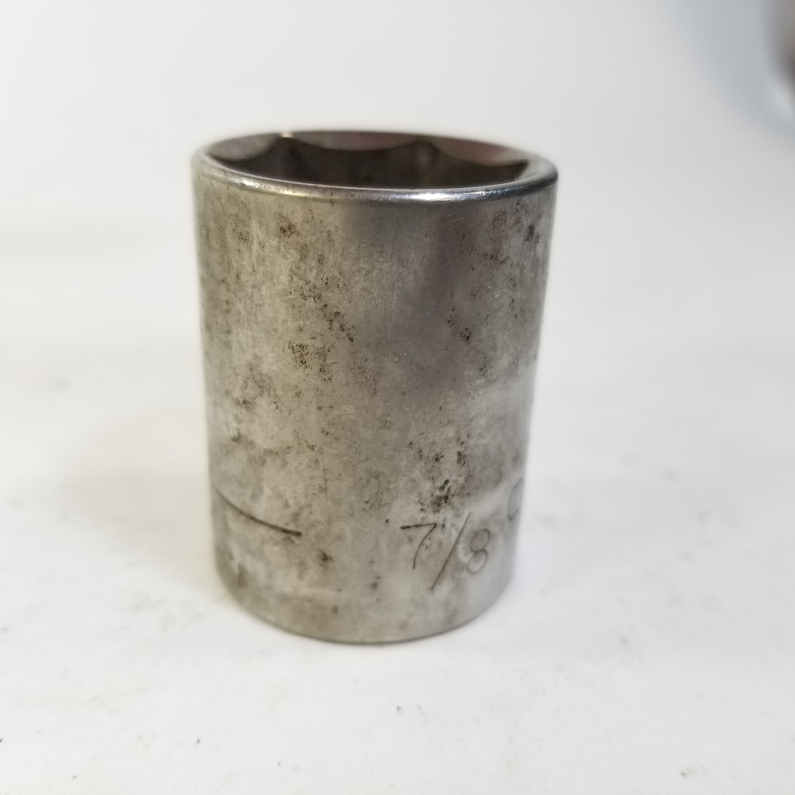 Craftsman Vintage 7/8″ 6 Point 1/2″ Drive Shallow Socket 44064 G Made in USA