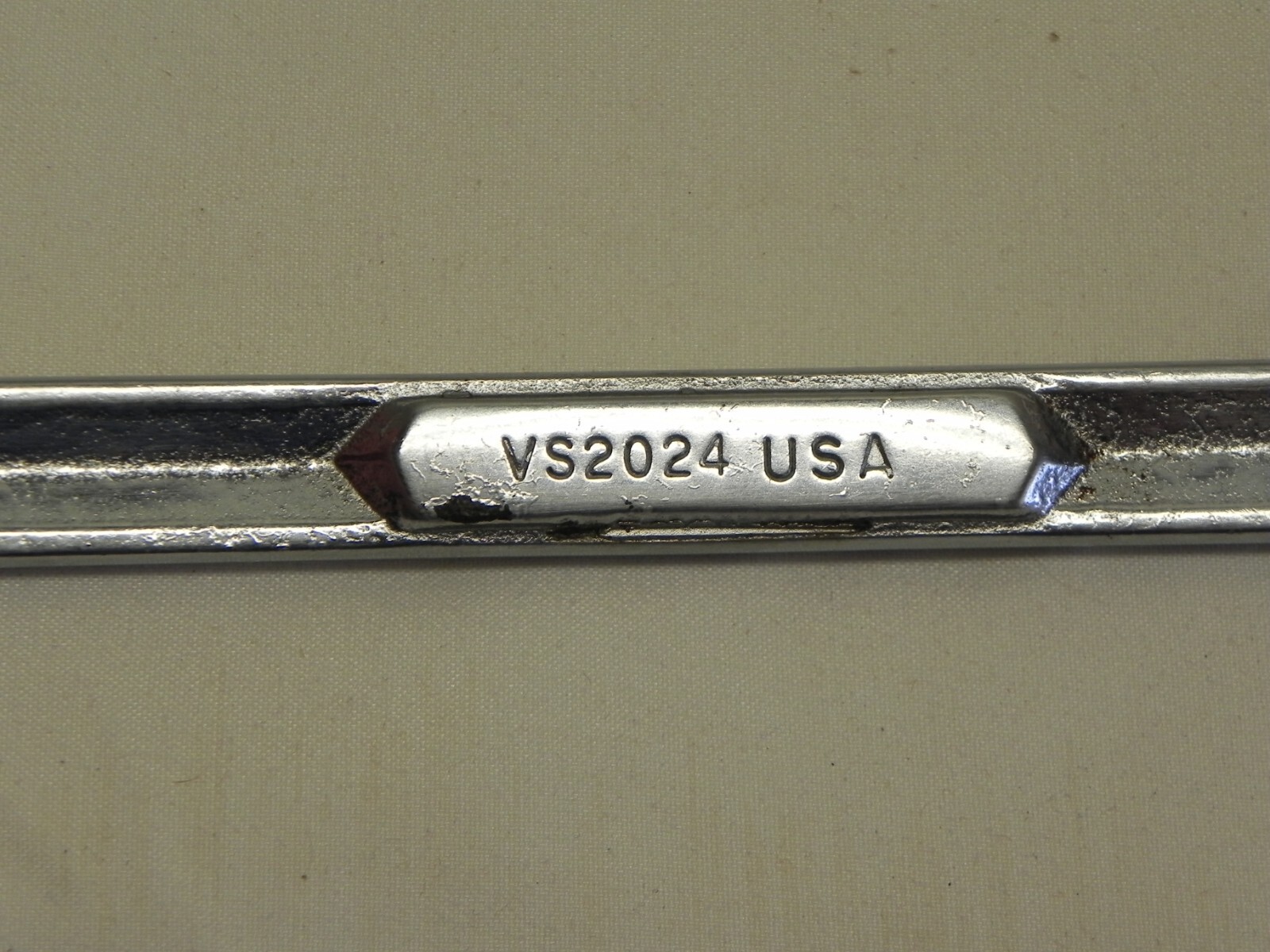 Snap-On VS2024 SAE 5/8» x 3/4» Open End Wrench Measuring 7-7/8» Long