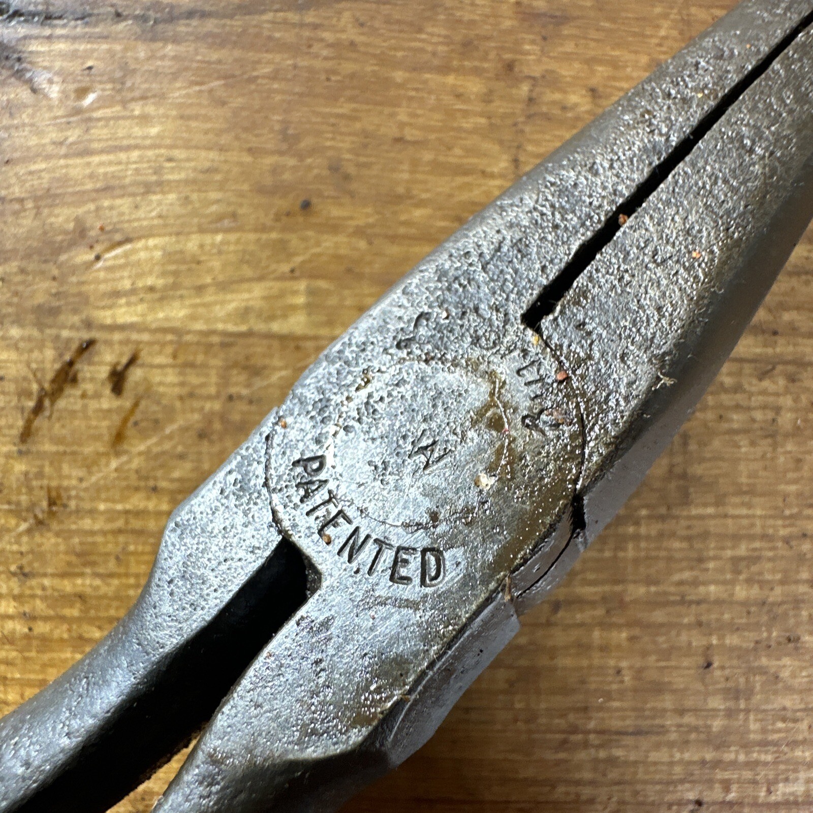 Vintage UTICA 6-1/2” Inch Needle Nose Pliers No. 296 USA