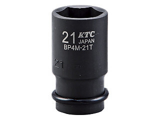 KTC BP4M-14TP, 1/2in Sq. Impact Socket(Semi-Deep Thin/With Pin and Ring),14mm