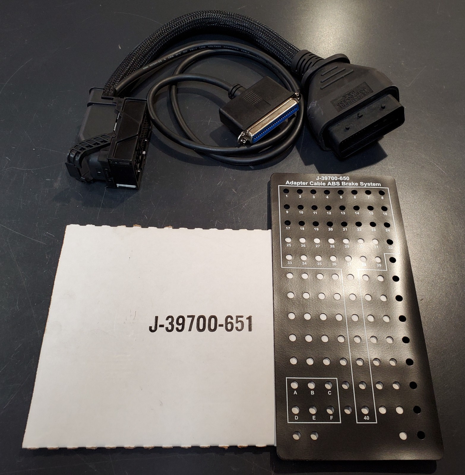 Kent-Moore J-39700-650 Breakout Box Adapter Harness With Overlay GM