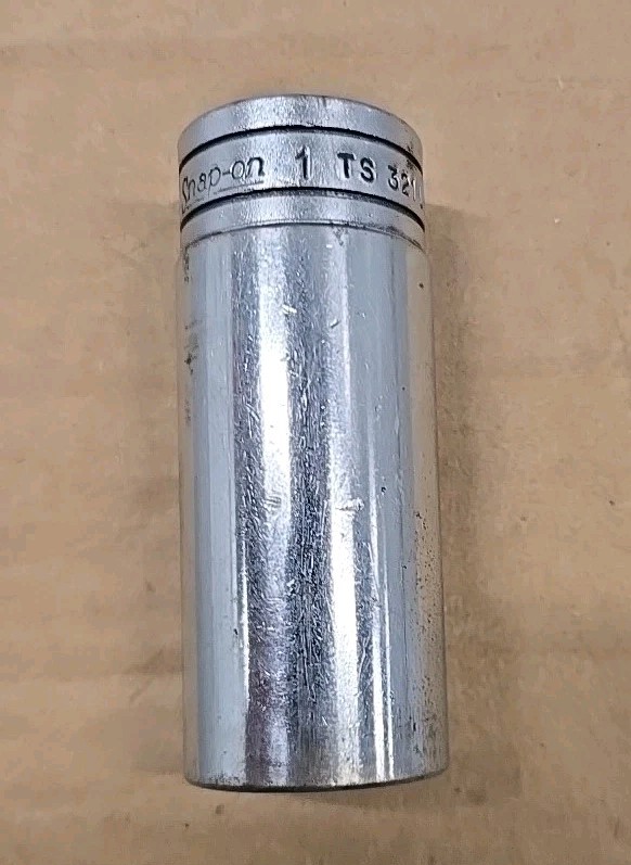 Snap On 1/2″ Drive 1″ 6PT SAE Deep Chrome Socket USA TS321