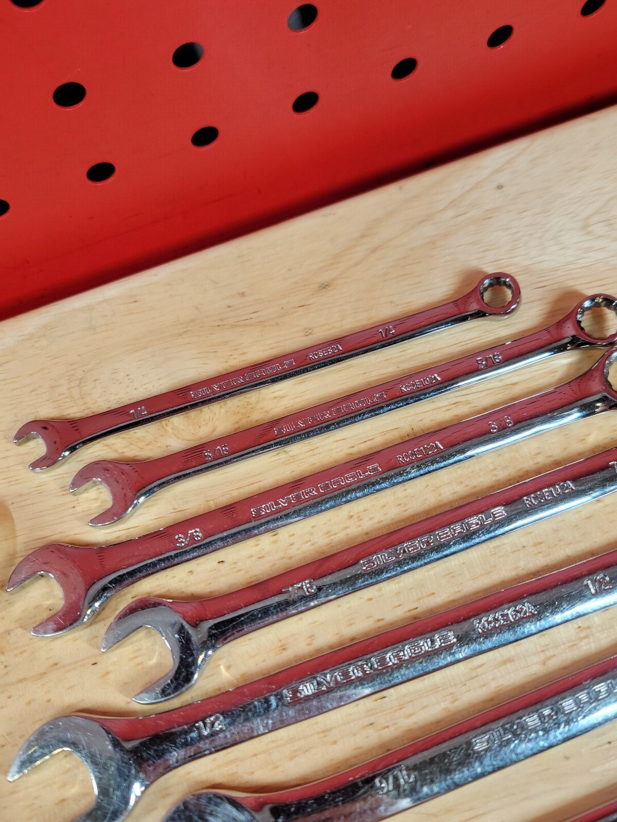 Silver Eagle RCSE 21-Piece MM & SAE Standard Wrench Set 8-19mm & 1/4″-3/4″