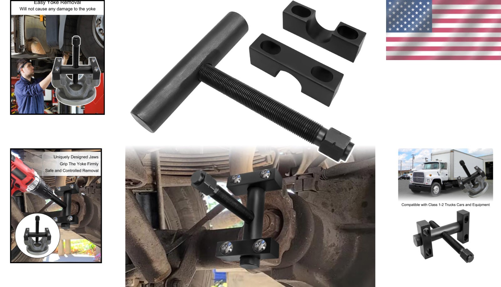 Durable High-Grade Steel Yoke Removal Tool – Safe & Easy Operation for Trucks
