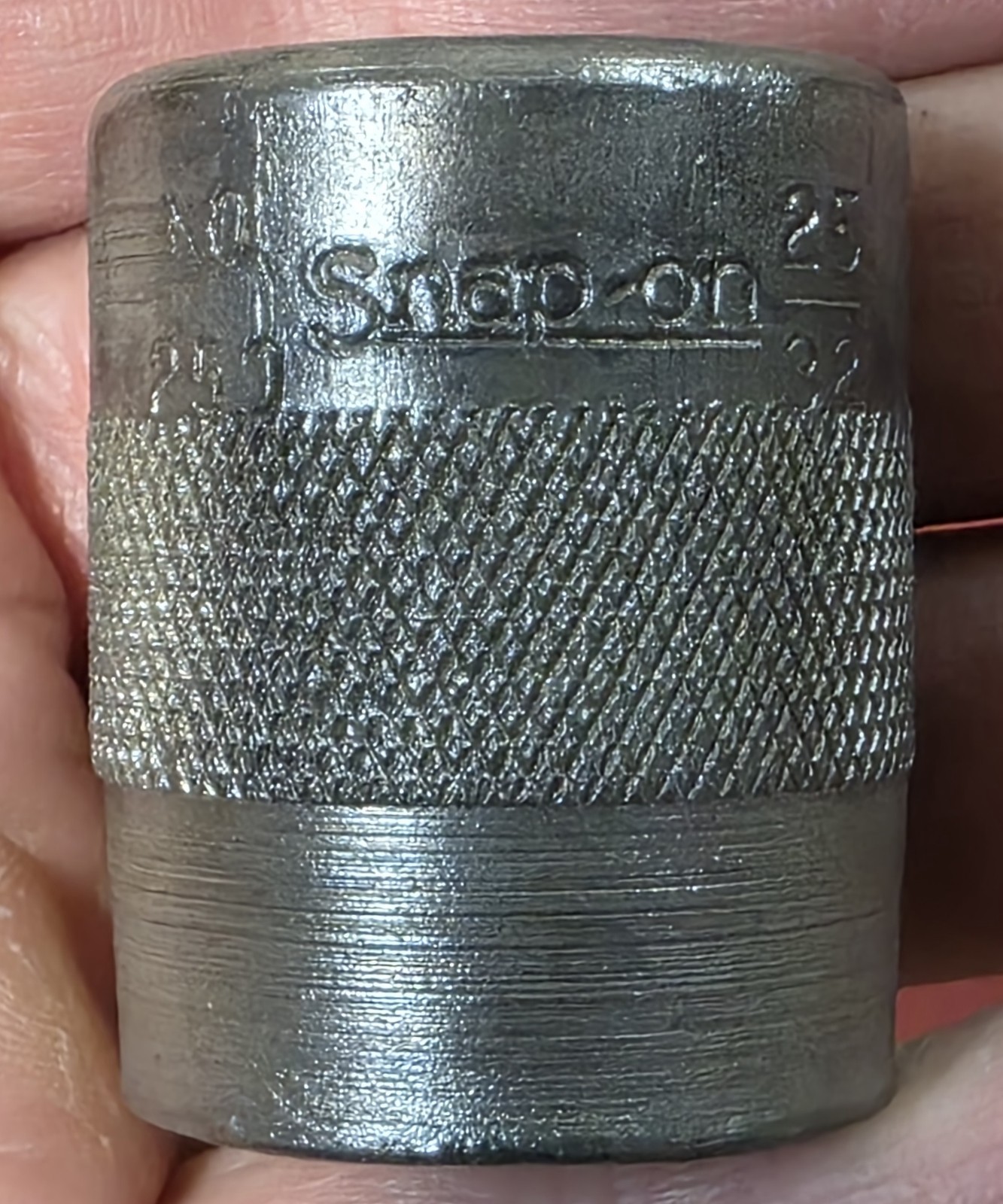 Snap-on Early SAE 1/2″ Drive 25/32″ Knurled Socket 6 Point No. 250