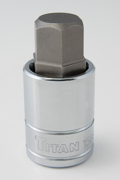 Titan 15665 1/2-Inch Drive x 11/16-Inch Hex Bit Socket – 11/16″