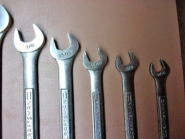 🔥 8 CRAFTSMAN SAE Combination Wrenches VV-Series 9/16″ to 1-1/8″ Partial Set