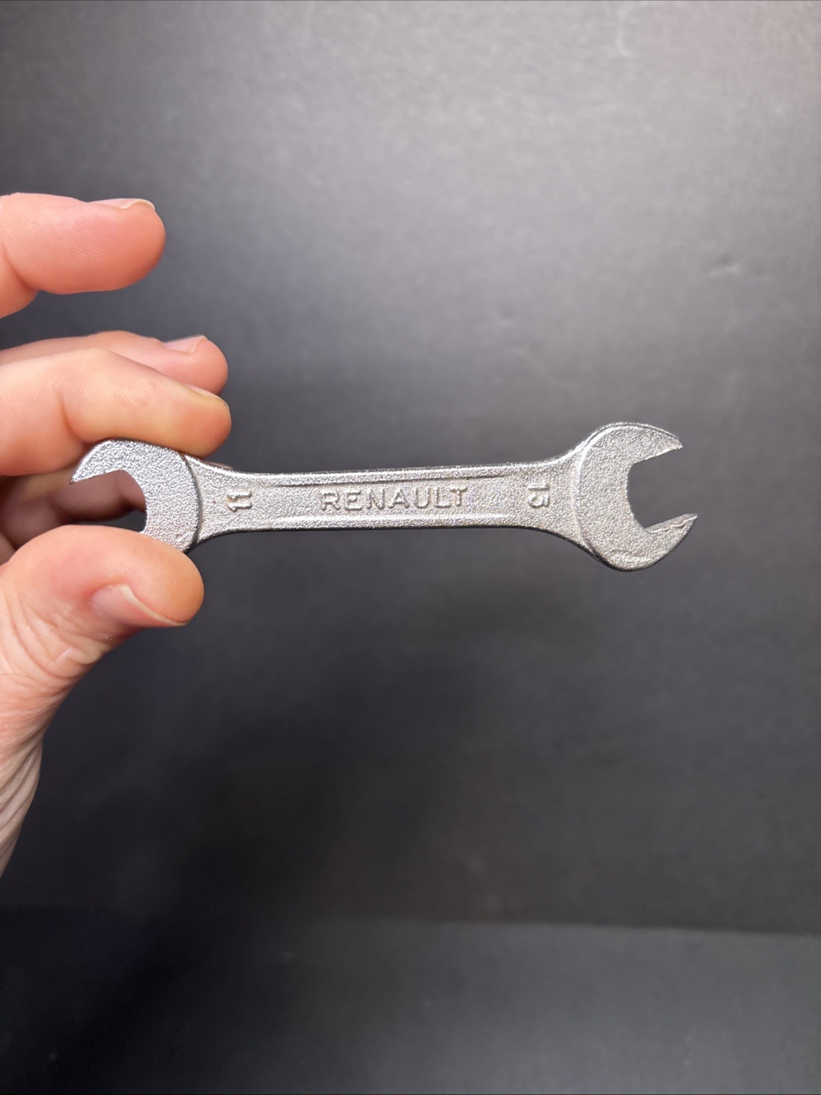 Renault Open End Metric Wrench Spanner 11mm & 13mm – Made in France Great Shape!
