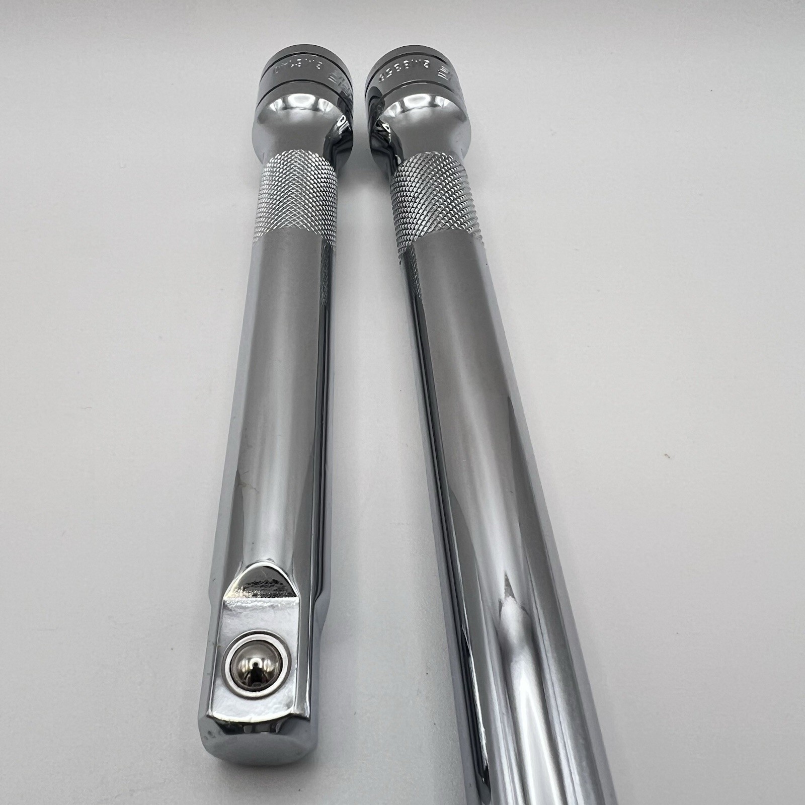 Power Torque 4pc 1/2 Inch Drive Socket Extension Bar Set 3”, 6”, & 10” w/ Swivel