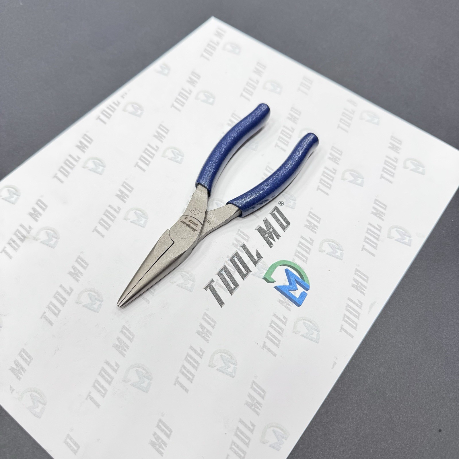 Snap-on Tools USA NEW POWER BLUE 6″ Talon Grip Needle Nose Pliers 95ACFMB