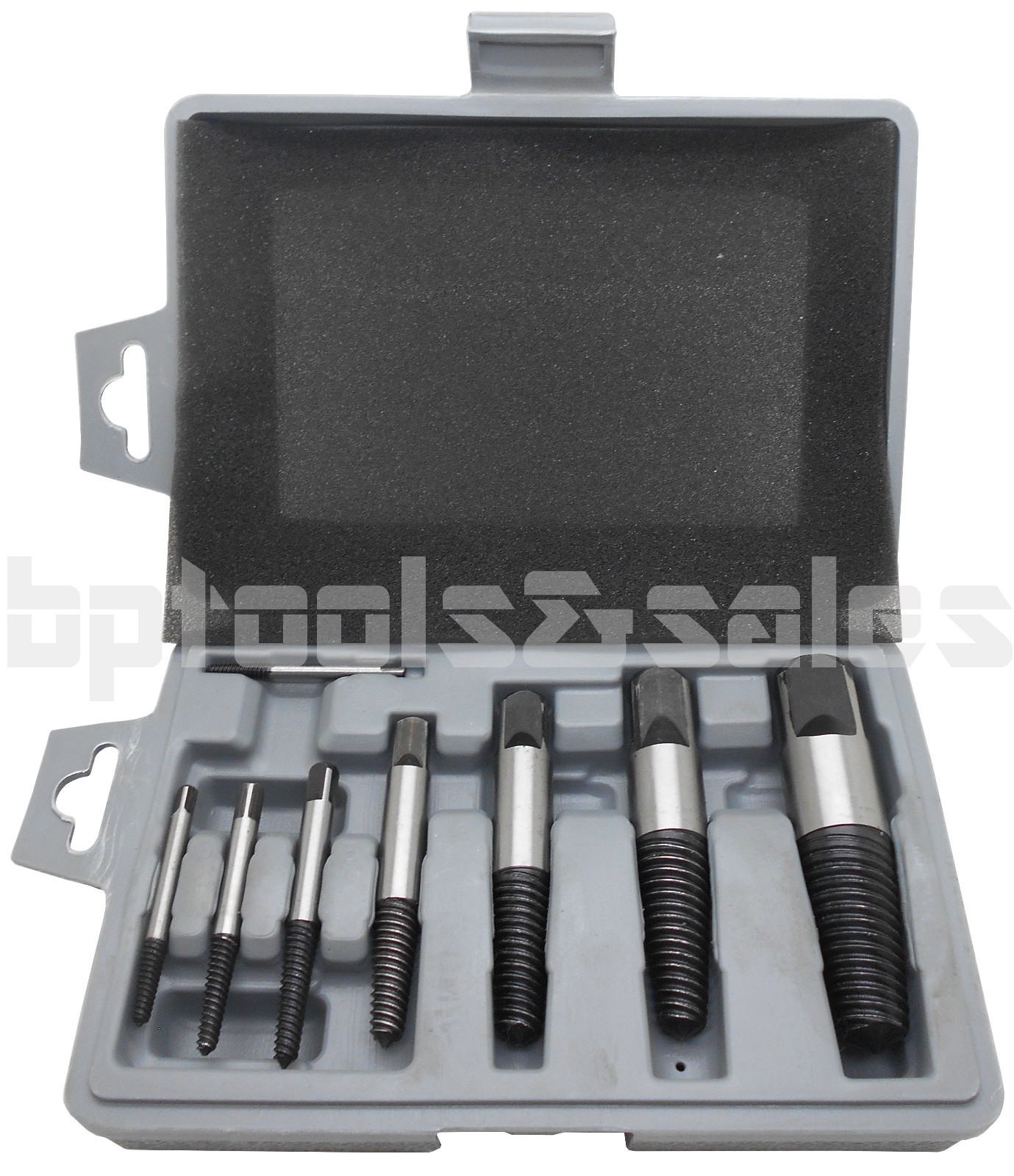8pc JUMBO SCREW EXTRACTOR SET EZ OUT DAMAGED BOLT STUD PIPE REMOVER 5/32″-15/16″