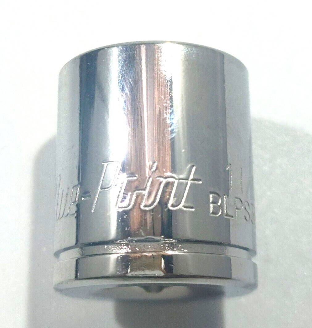 BLUE POINT BLPS381116, 3/8″ DRIVE, 11/16″ SOCKET, SHALLOW, 6 POINT *NEW/UNUSED*