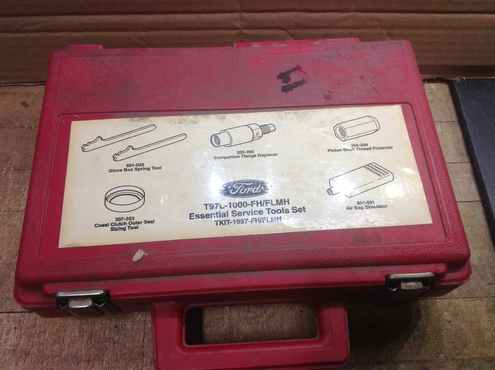 Ford T97L-1000-FH/FLMH ESSENTIAL SERIVE TOOL SET W/O 501-031 used