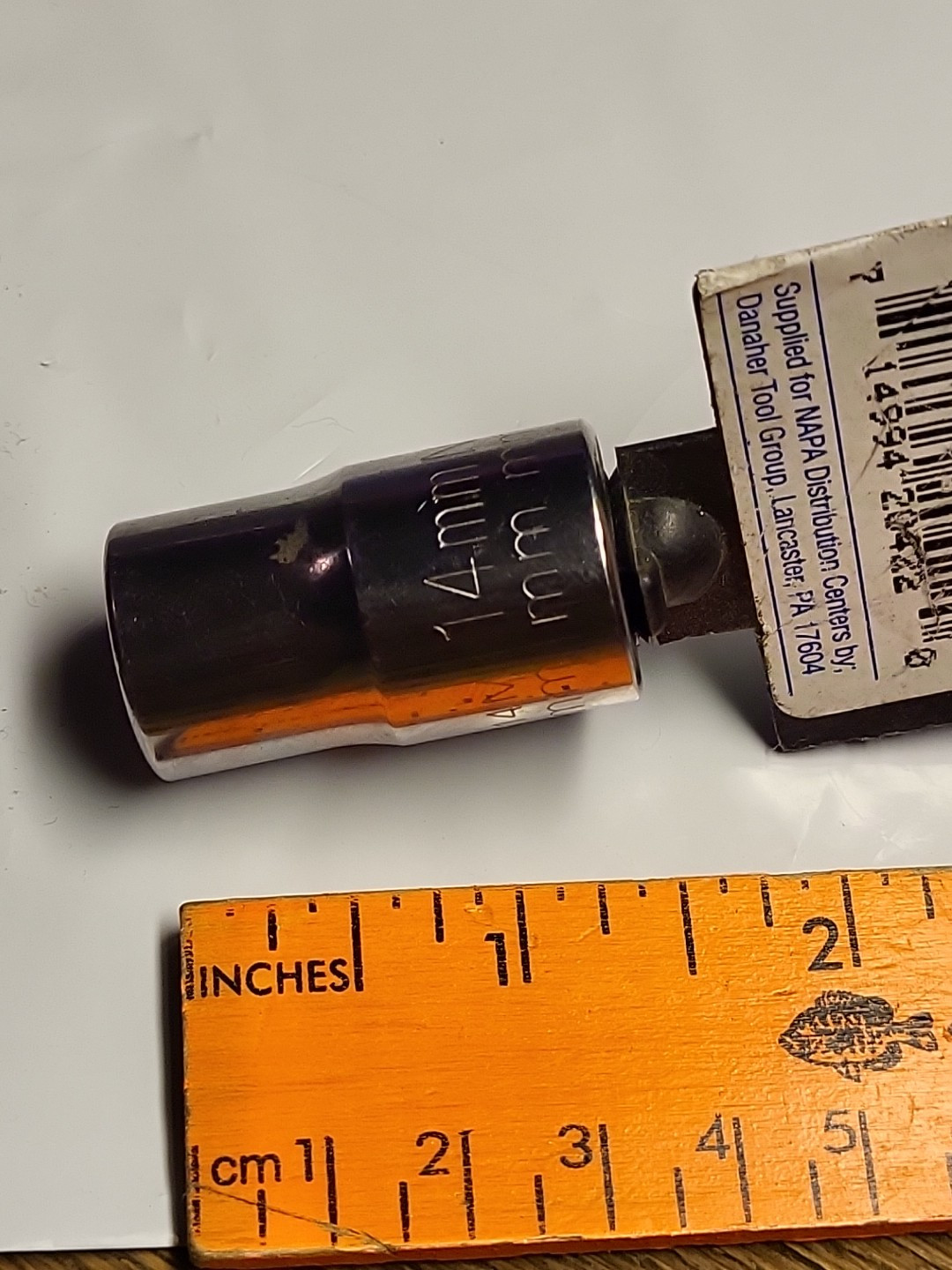 NAPA Tools 14mm 1/2 inch drive 12 point socket