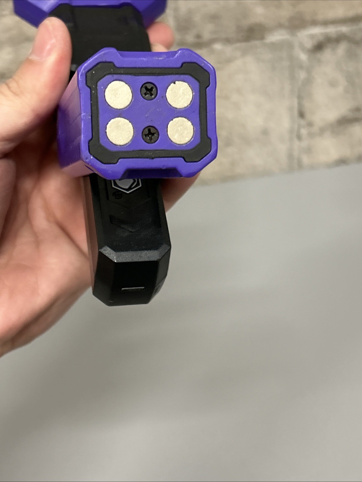 Matco Tools 1000Lm Cordless View Through Snap Pivot Base Light VIEW1000B Purple