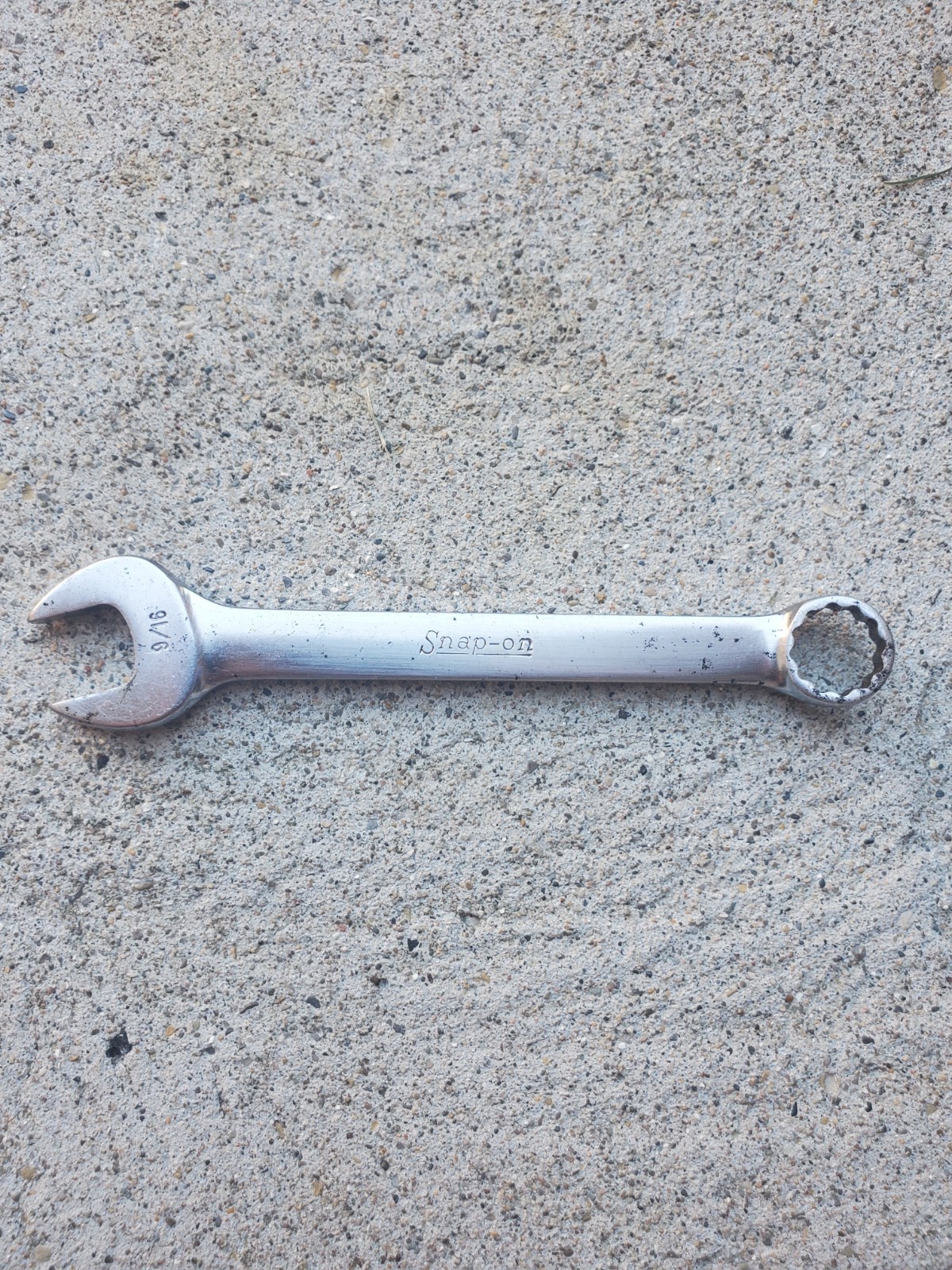 Vintage Snap-on Tools OEX180 9/16” SAE Combination Wrench – Made in USA