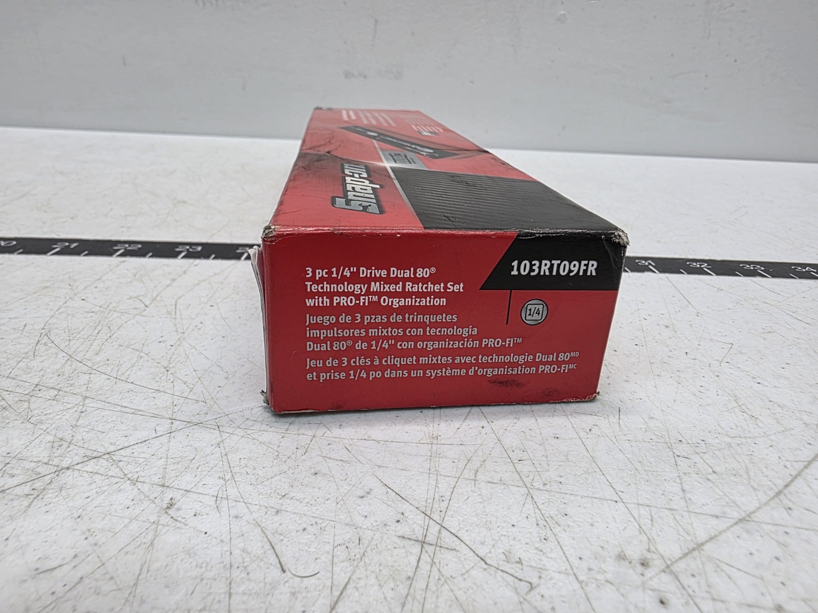 Snap-on Tools 103ART09FR 3pc 1/4″ Drive Dual 80 Mixed Ratchet Set w ProFi