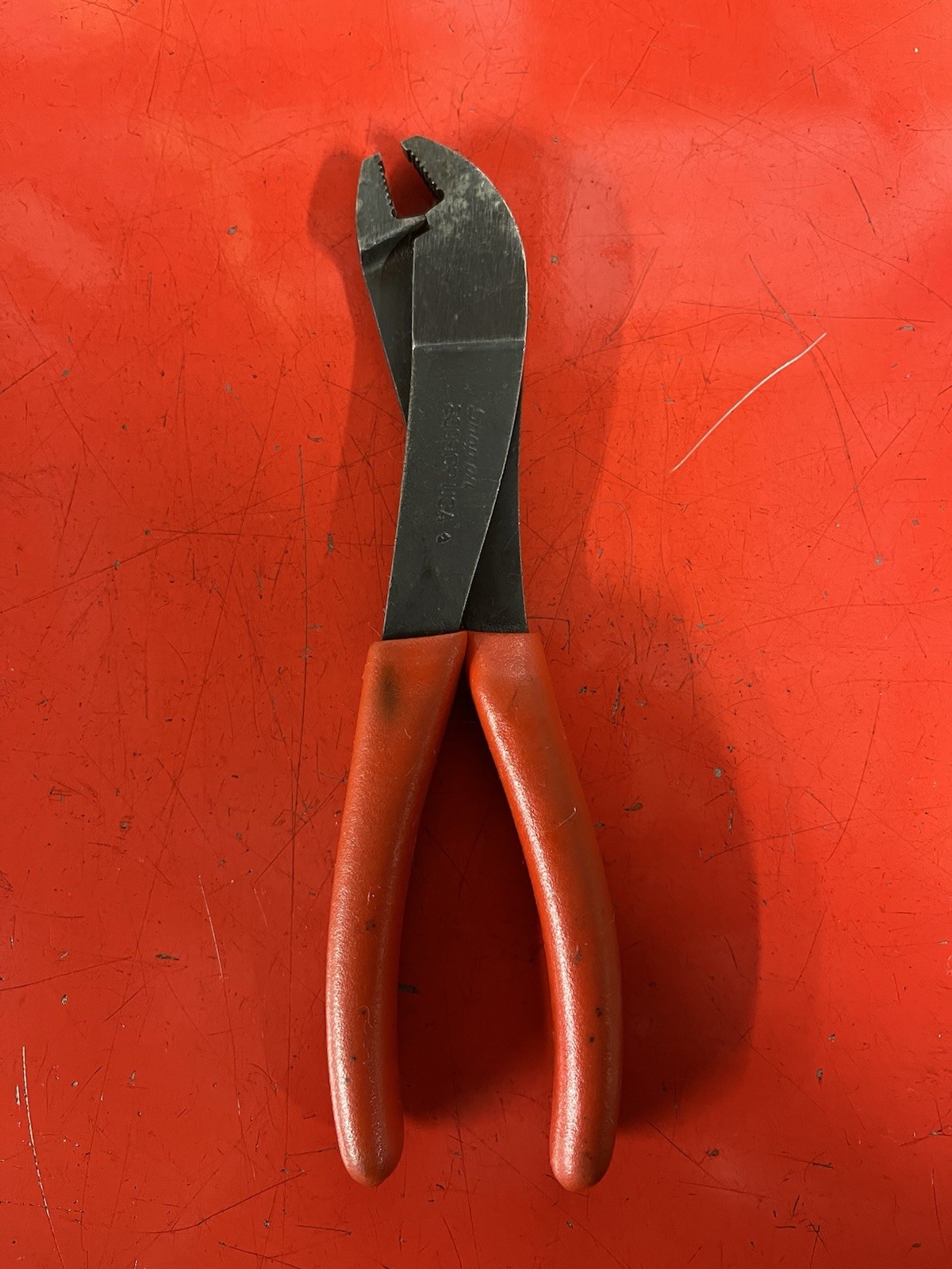 Snap-on 208BCP 8” Talon Grip Slip Joint Pliers Red Handles USA Made