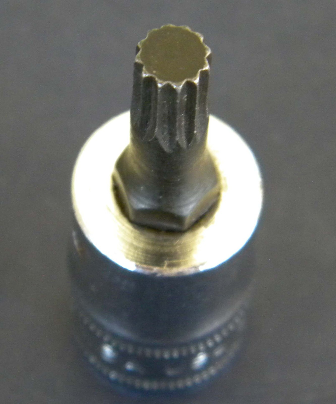 Vintage Snap-on FTSM6A 3/8″ DR 6mm Metric Triple Square Bit Socket, USA