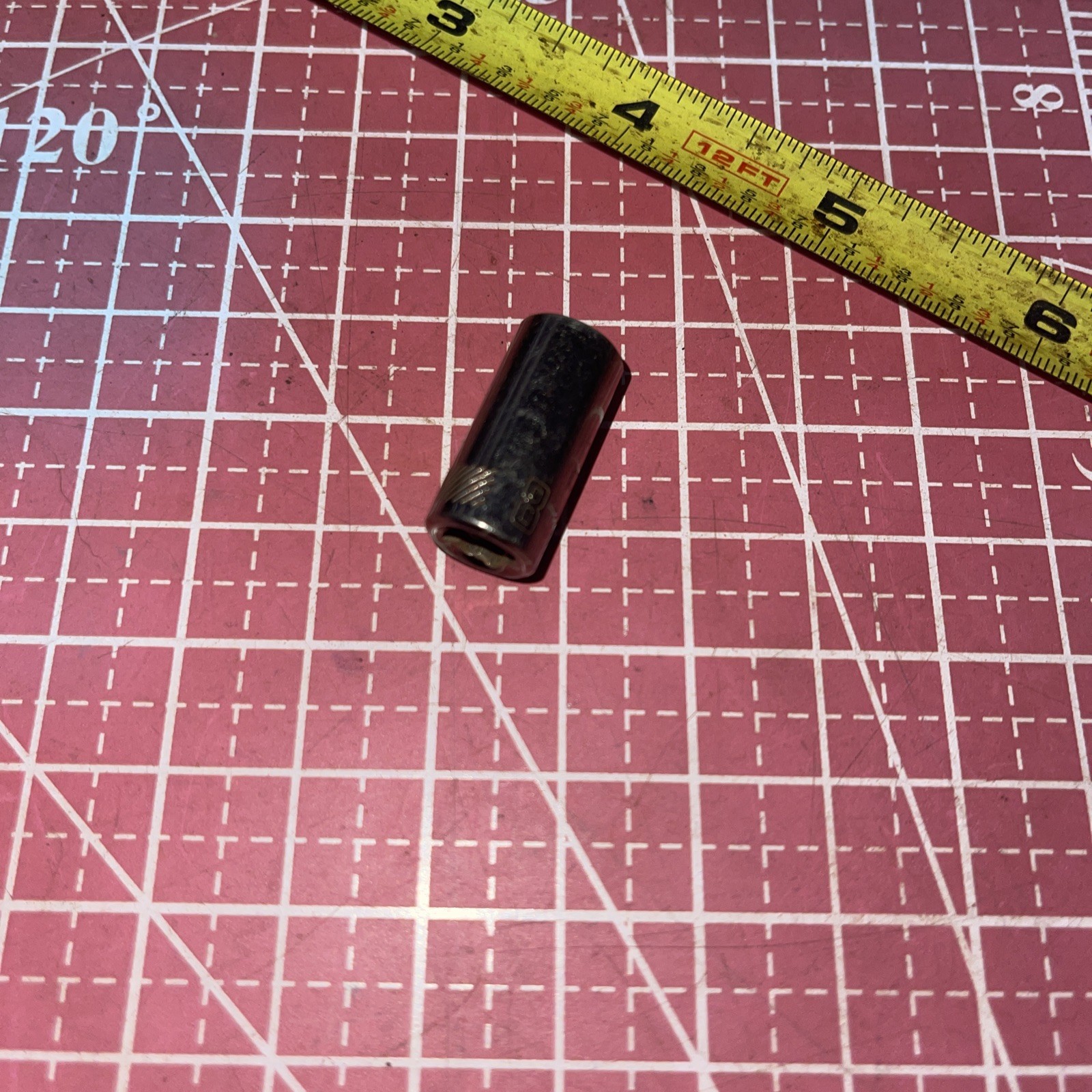 Craftsman 81-756 GM 8 MM Metric 1/4 Drive 6 Point Socket Gunmetal 81756 8MM