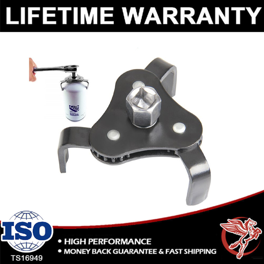 Auto Tool 3 Jaws Two Ways 60-120mm Oil Filter Wrench Spanner Remover Adjustable