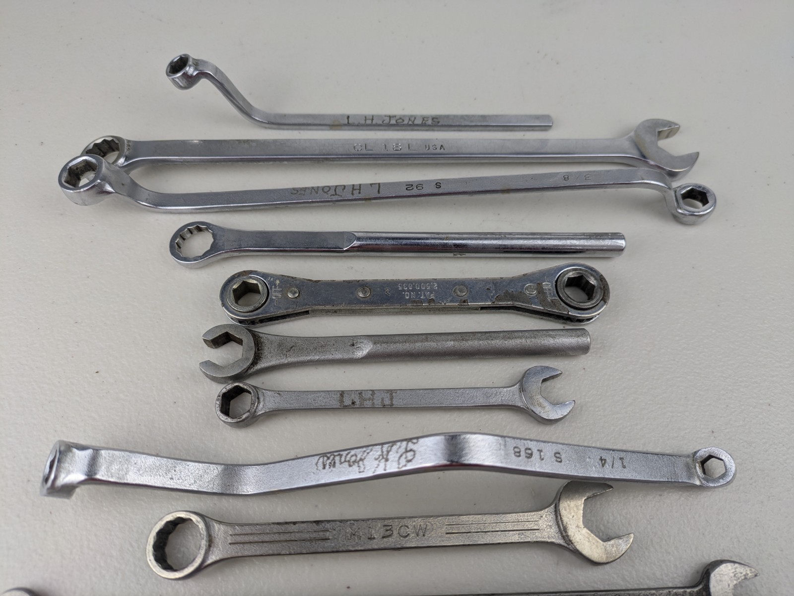 LOT of various Mac Wrenches 11 Pieces Some Specialty Ratcheting