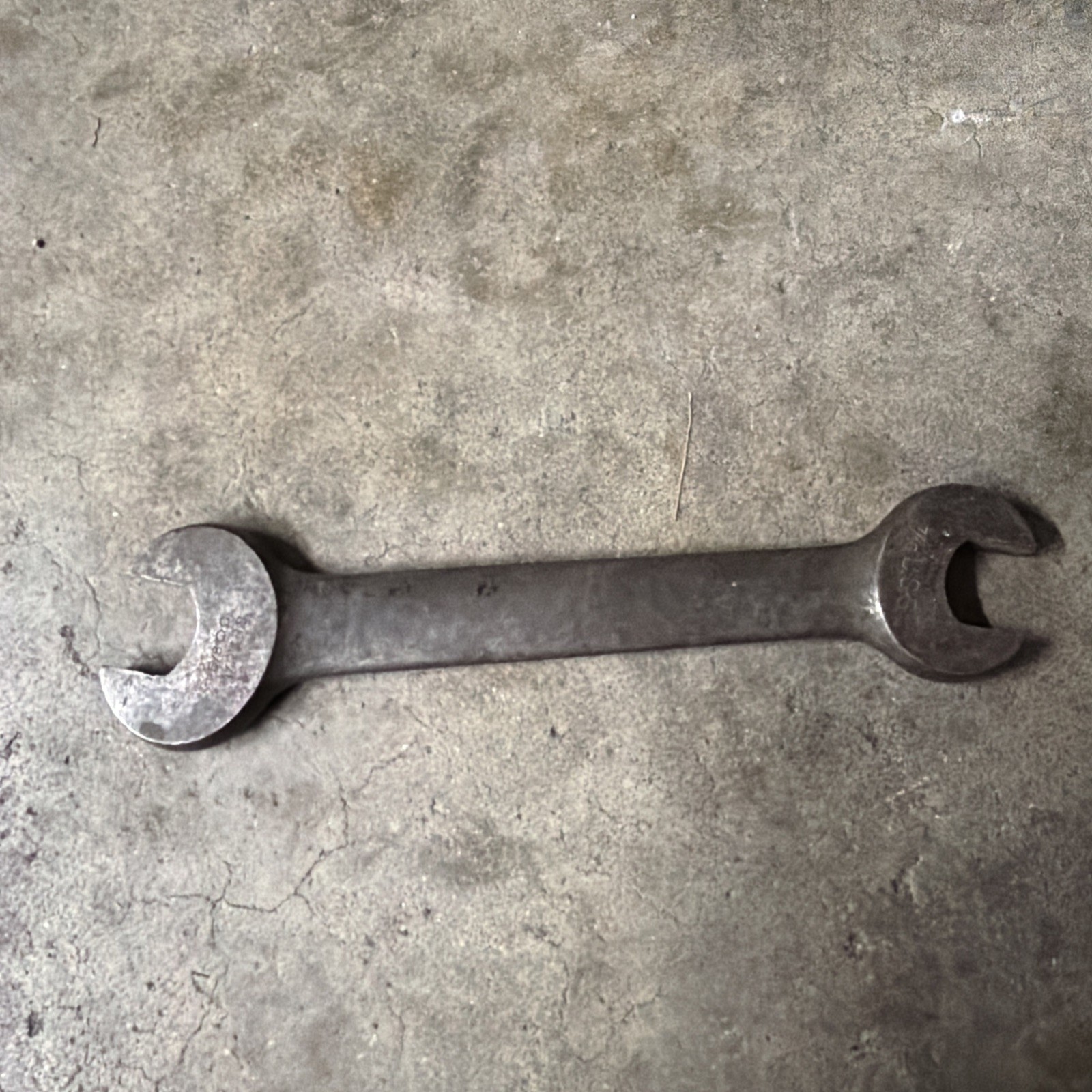 VINTAGE BILLINGS & SPENCER #1128 SAE OPEN-END WRENCH 7/16″ X 1/2″ – MADE IN USA