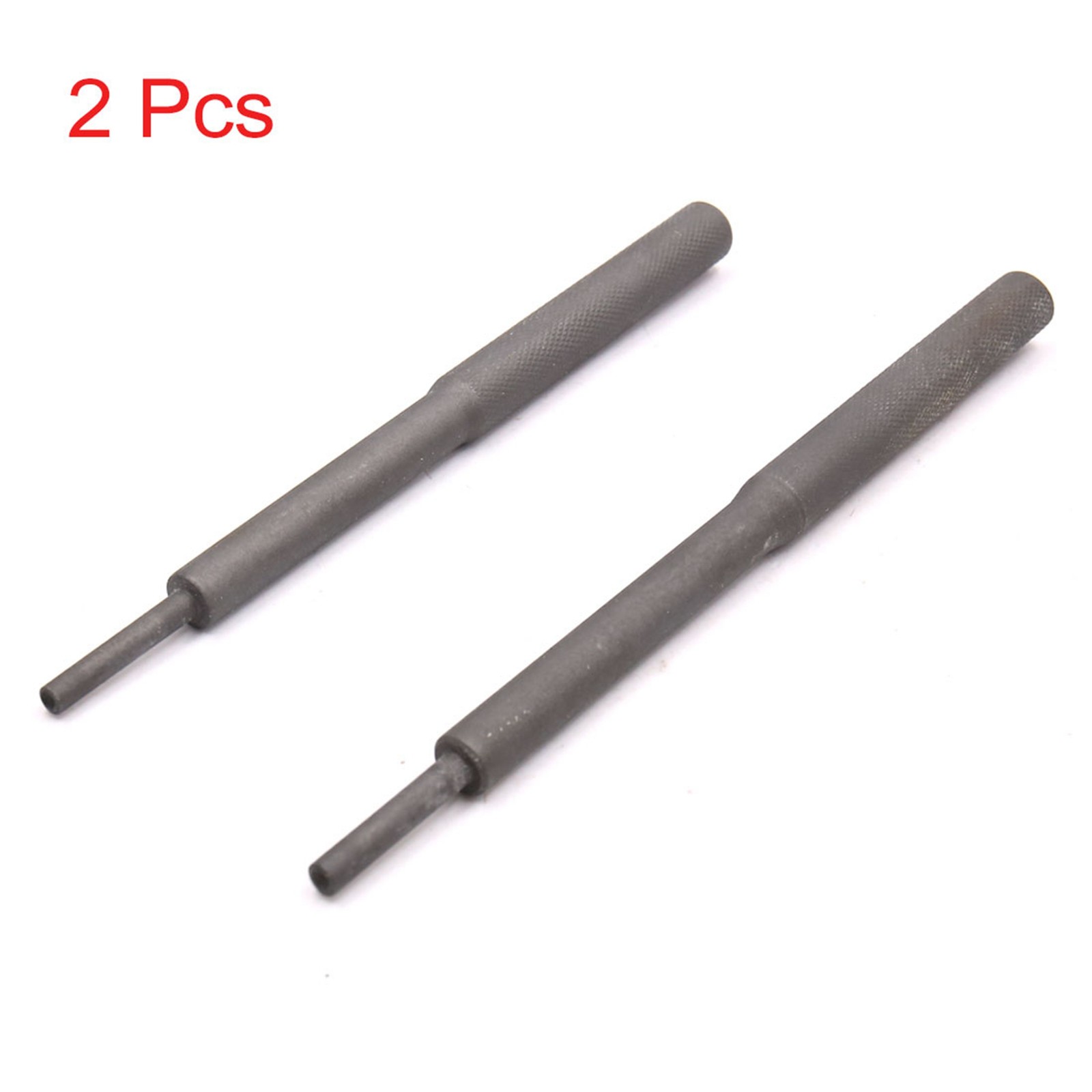 2pcs Dark Gray Universal Car Valve Guide Remover Grinding Stick Lapping Tool