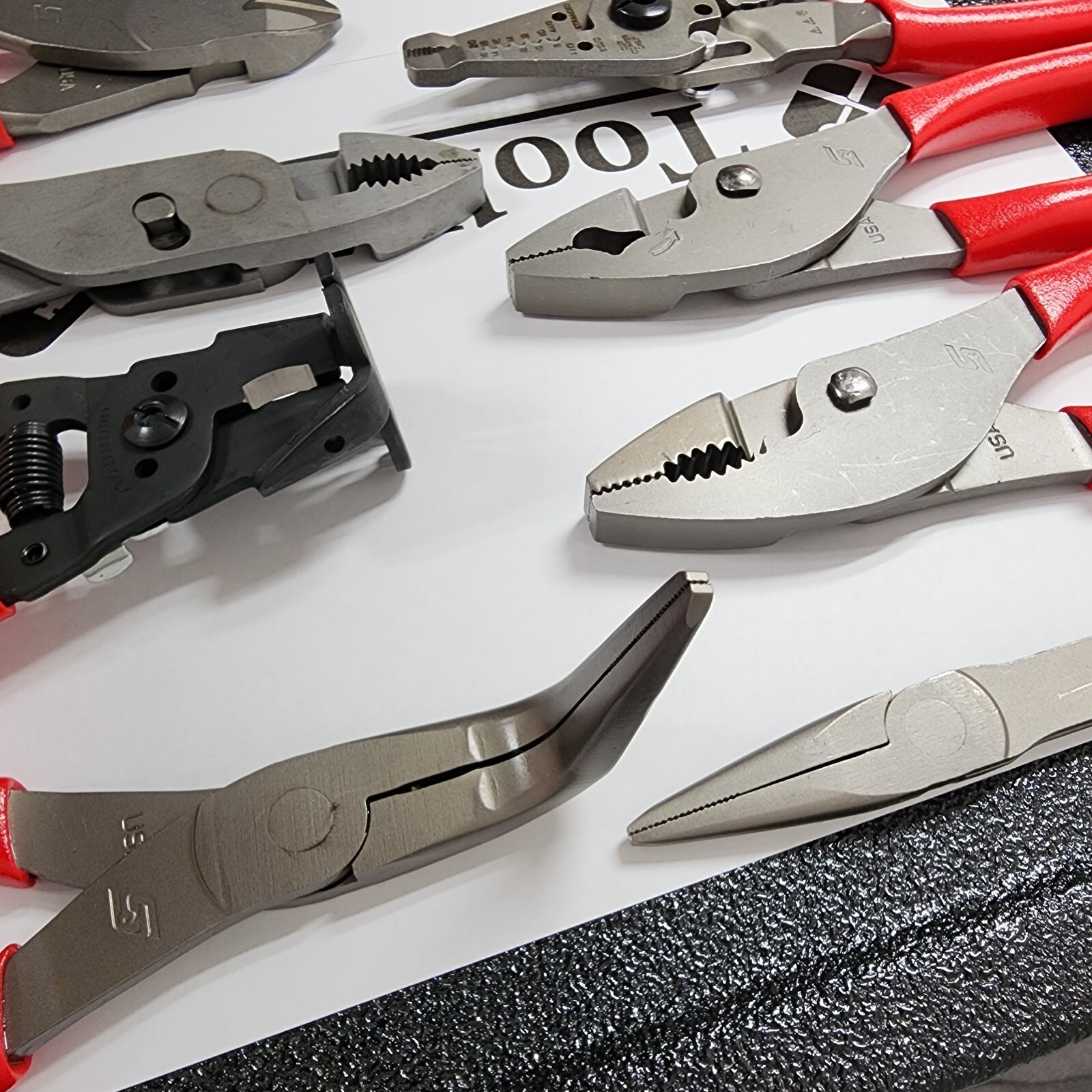 Snap-on Tools USA NEW 15pc RED Master Plier/Cutter/Stripper Set LN46ACF + MORE