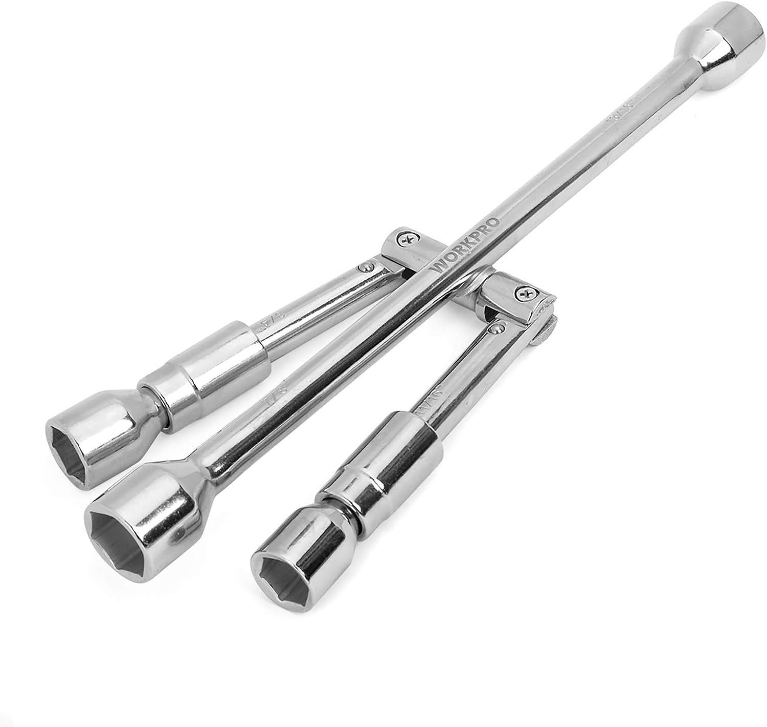 Compact 14-Inch Universal Folding Lug Wrench – Strong, Non-Sparking Alloy Steel
