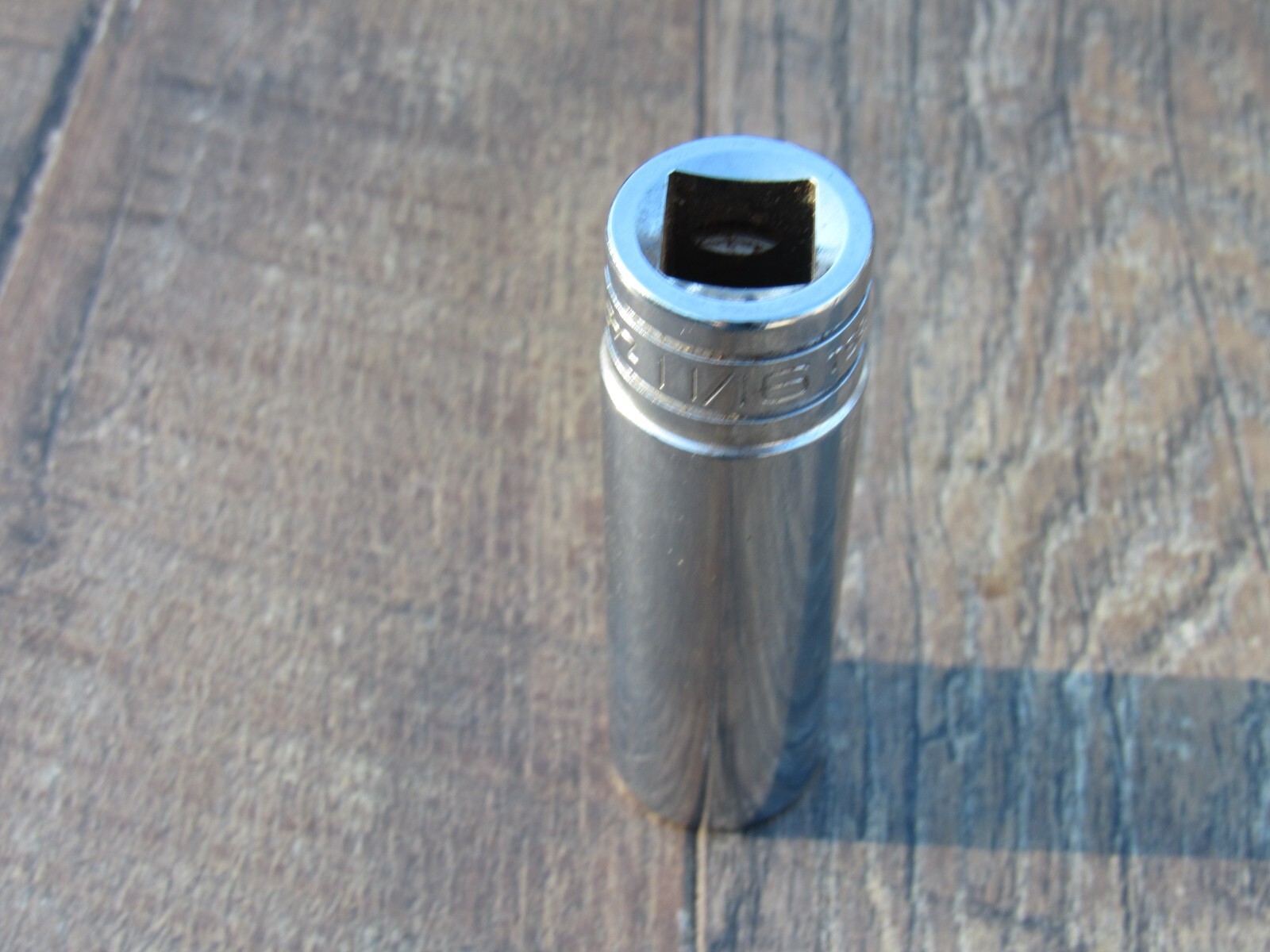 SNAP ON TS221 11/16″ 1/2″ DRIVE SAE 6 POINT DEEP CHROME SOCKET SHIPS FREE 11/16