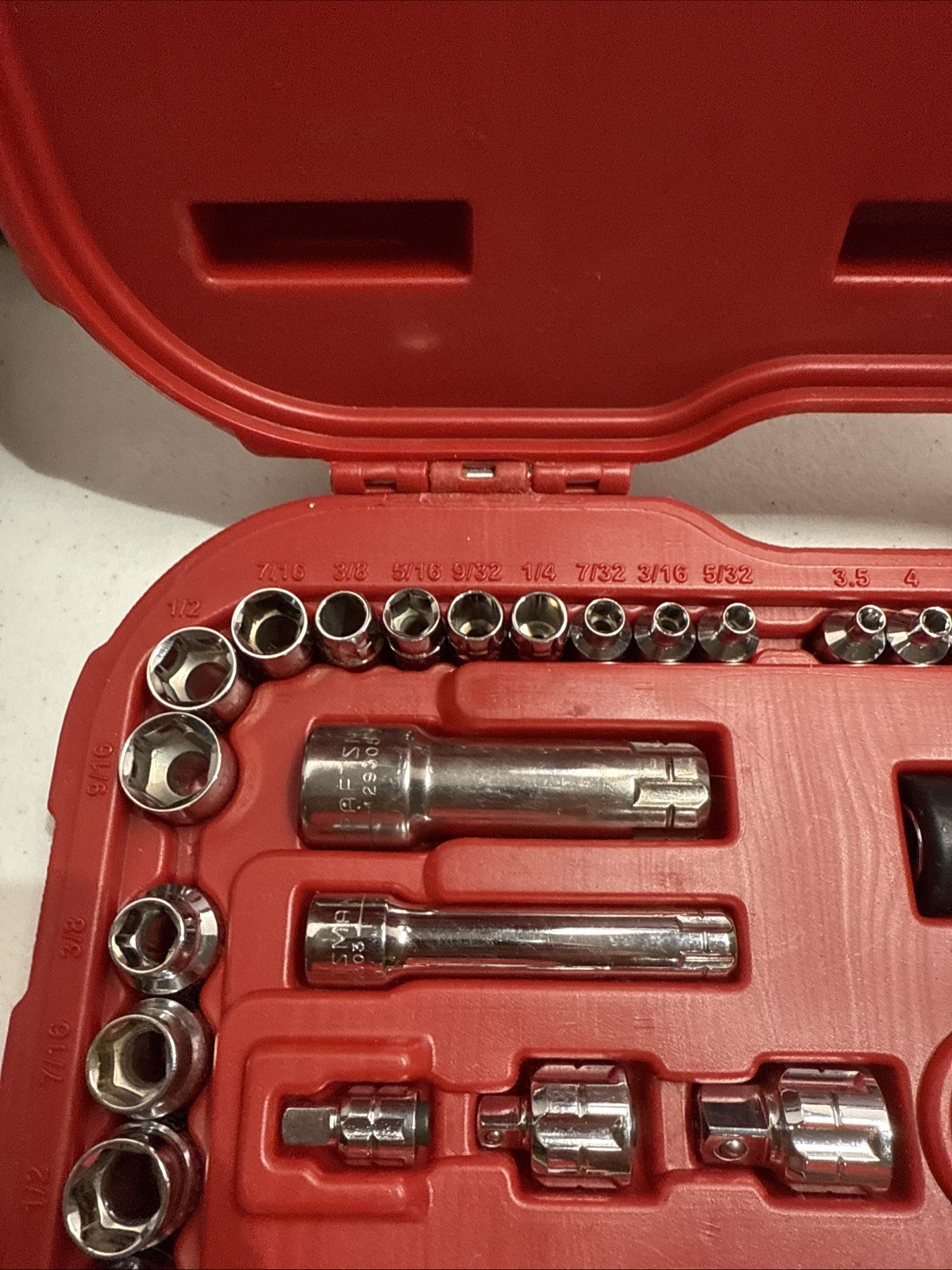 Sears CRAFTSMAN 51 Piece Max Axess Pass Thru Mechanic’s Tool Set 29309 COMPLETE