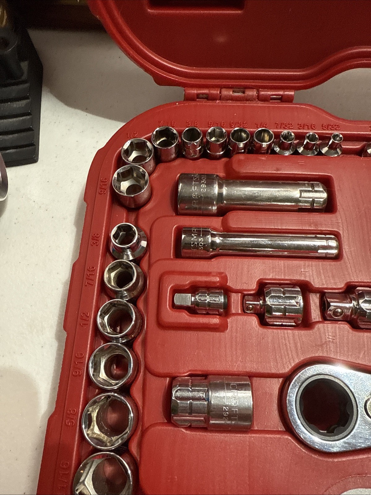 Sears CRAFTSMAN 51 Piece Max Axess Pass Thru Mechanic’s Tool Set 29309 COMPLETE