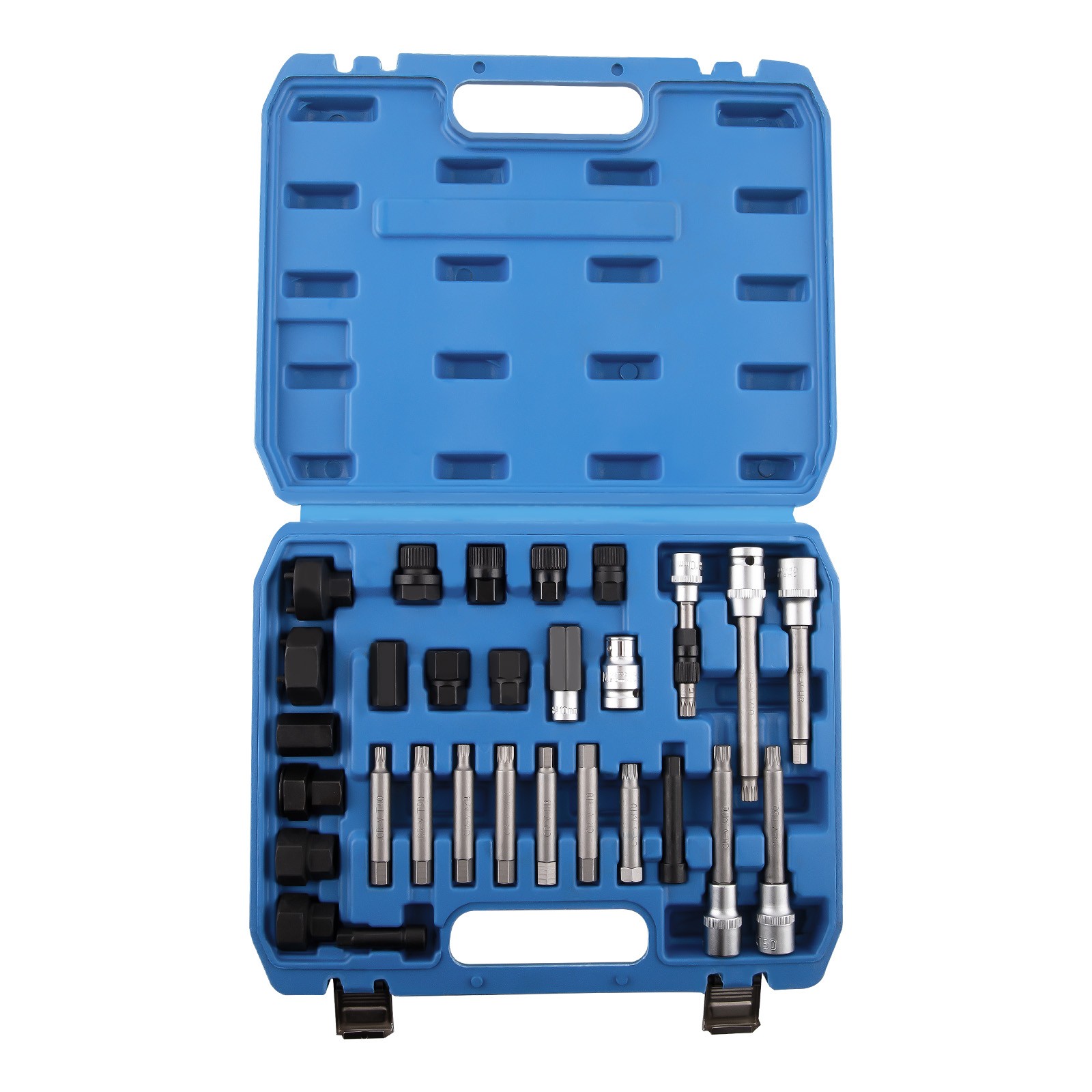 30PCS Alternator Pulley Removal Tool Kit Alternator Clutch Freewheel Pulley Set