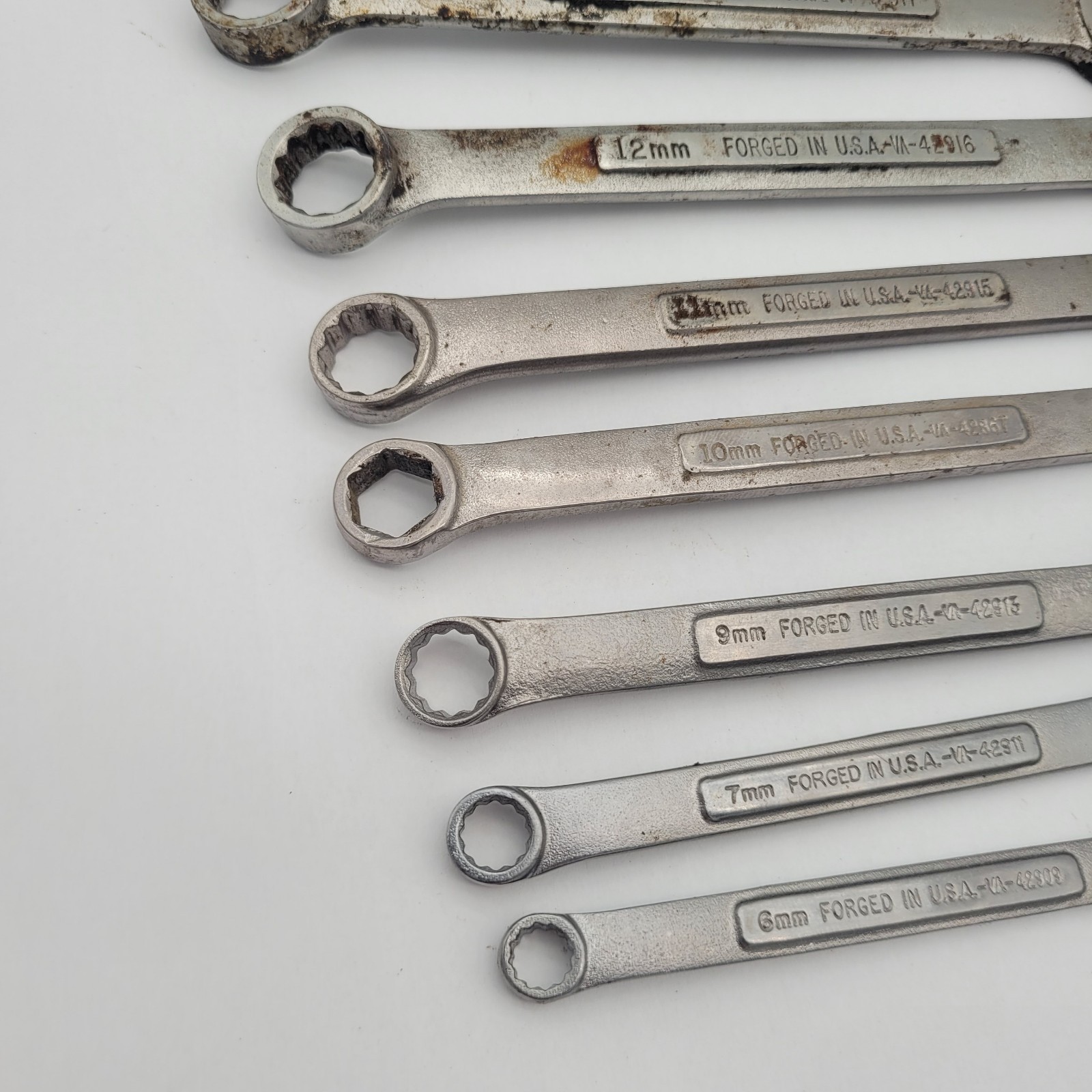 CRAFTSMAN USA Metric 12pt Combination 10pc Wrench Set 6mm to 16mm -V^- VV Lot